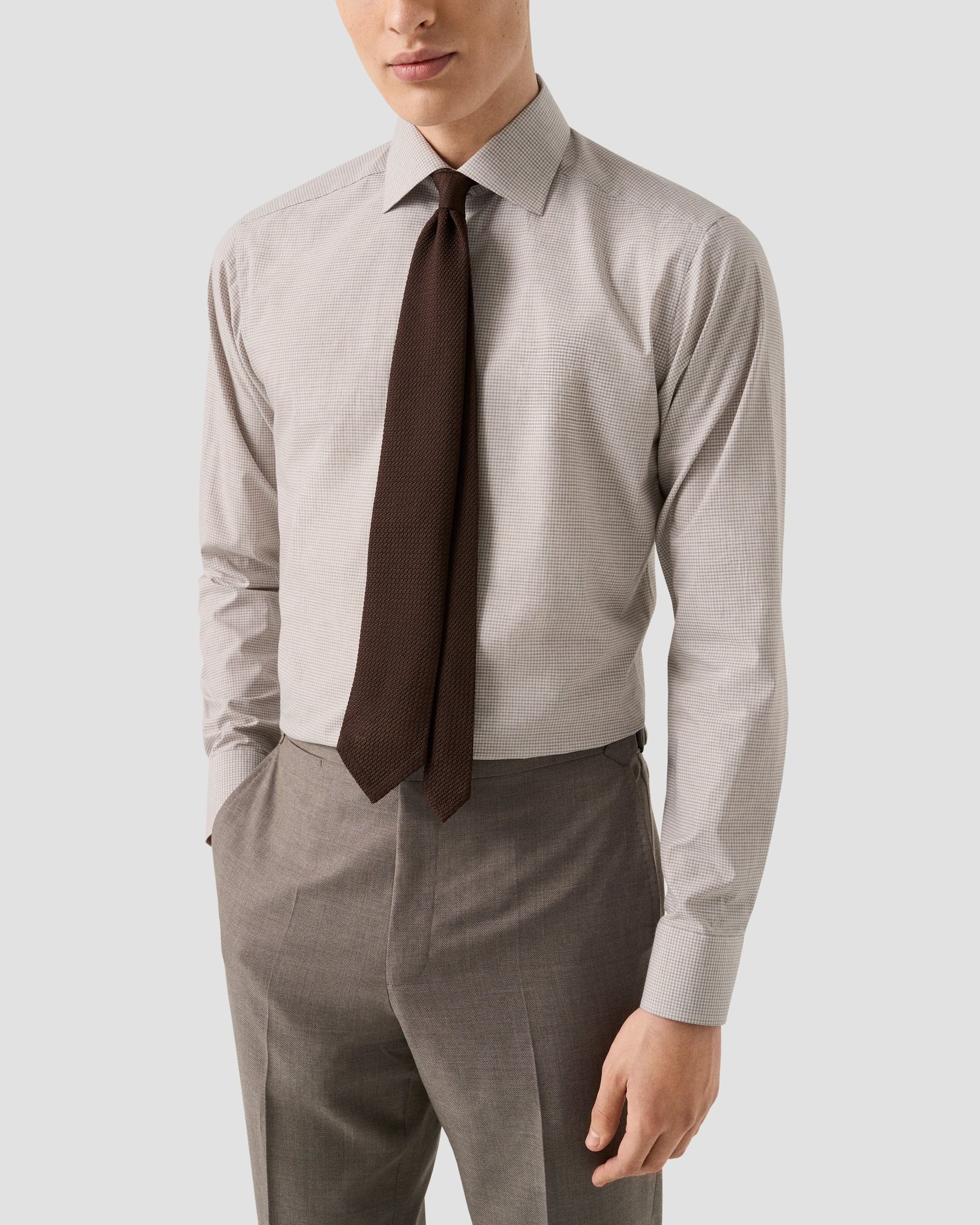 Eton - Check Fine Twill Shirt