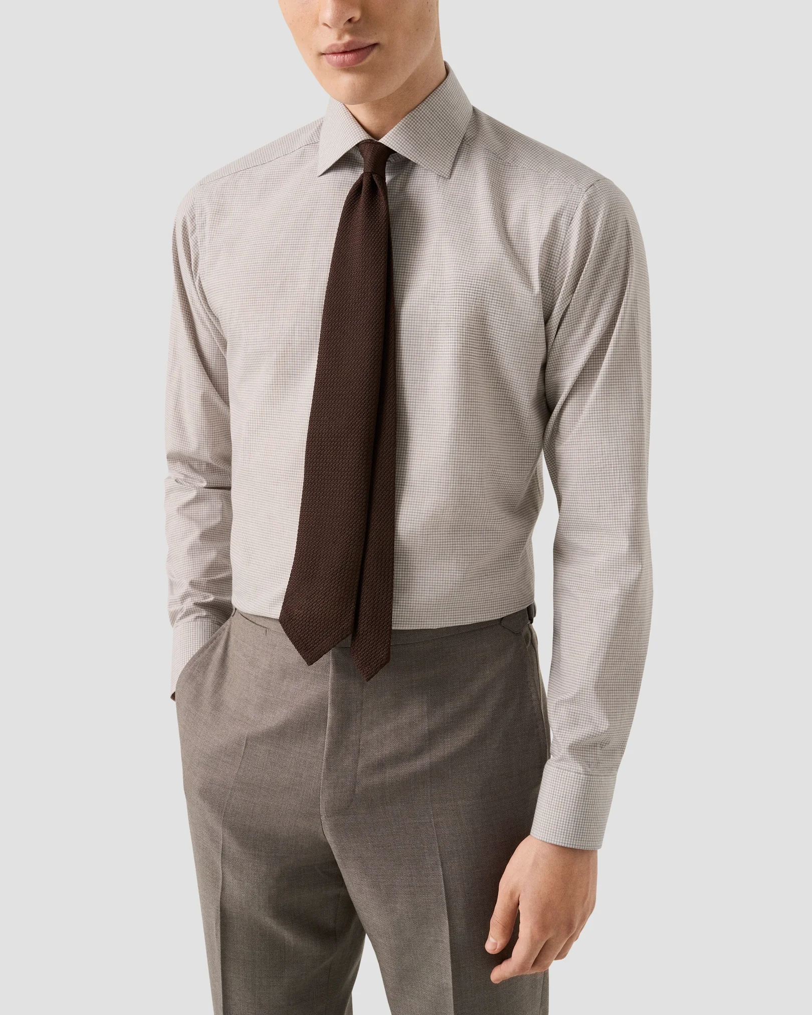 Eton - Check Fine Twill Shirt