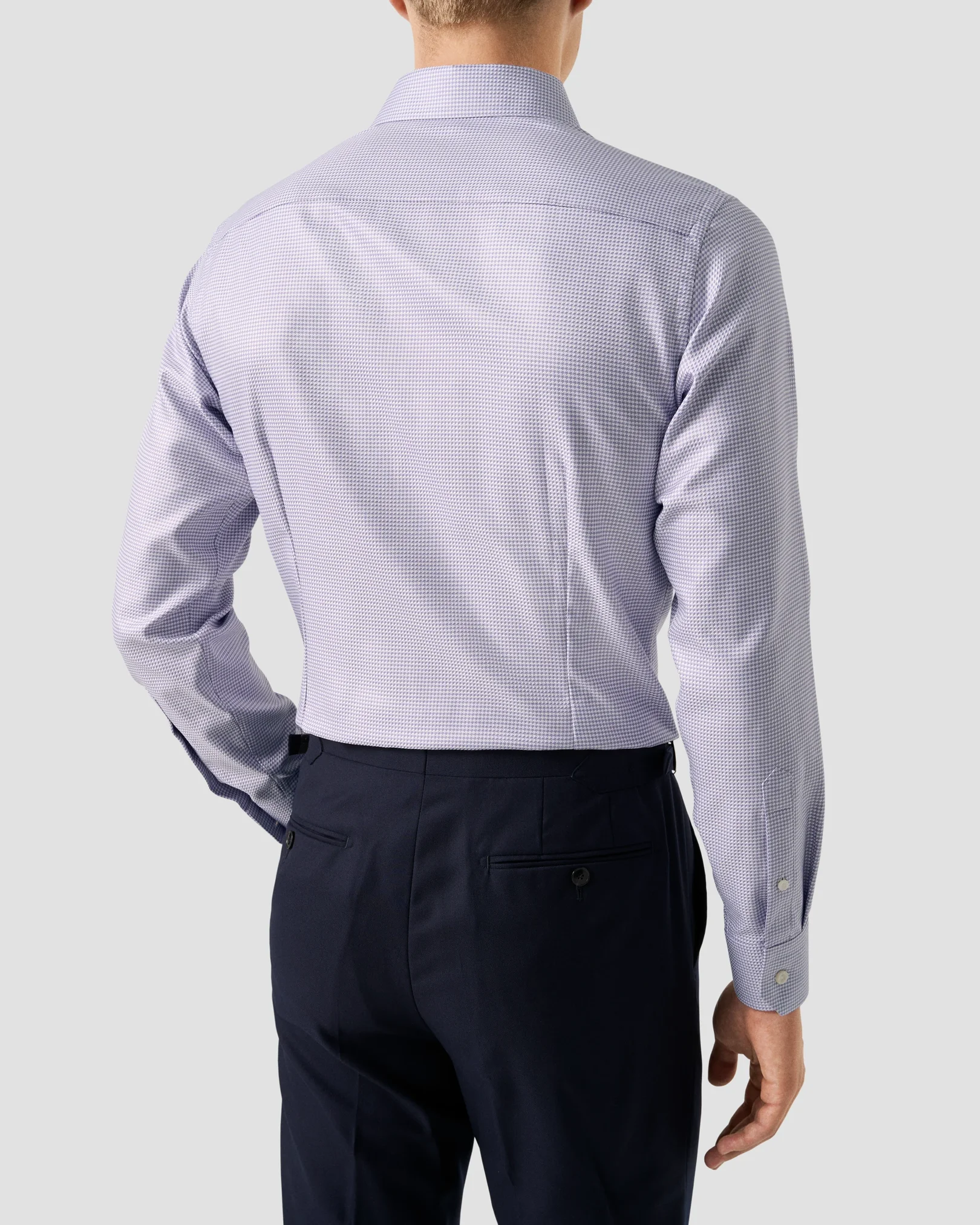 Eton - houndstooth king twillshirt 256