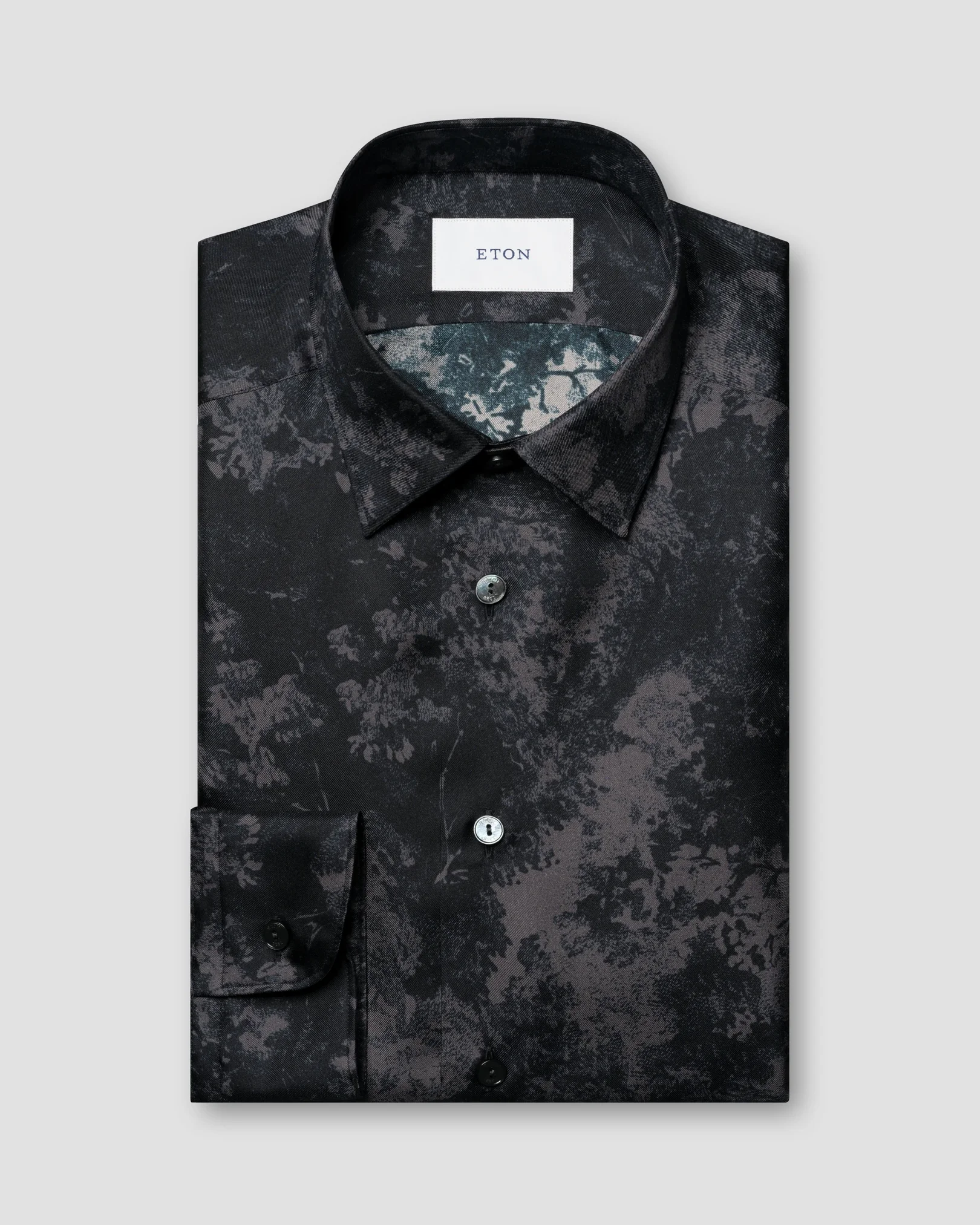 Eton - floral print silk shirt