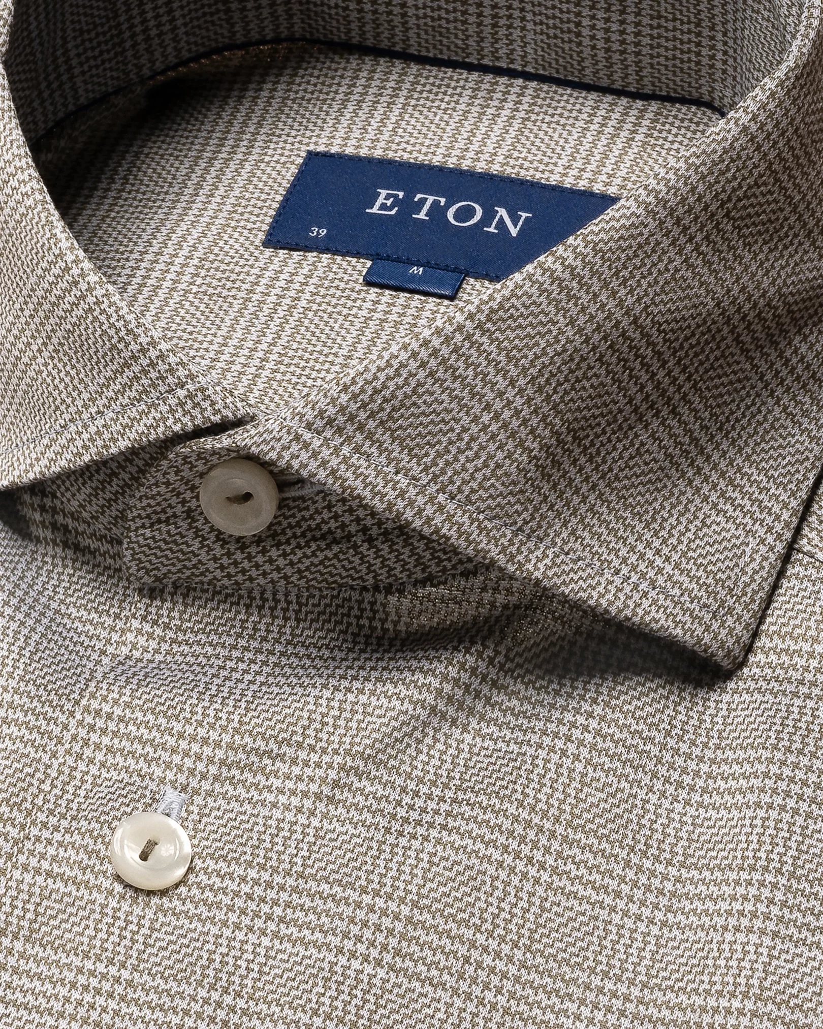 Eton - solid mid green knit king