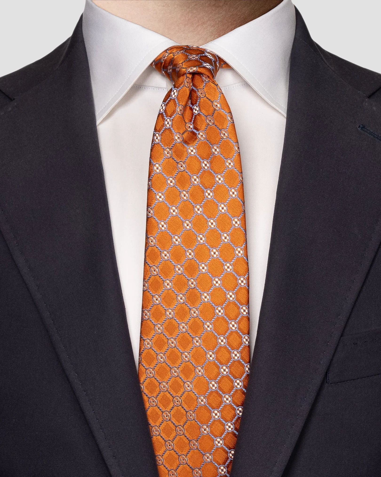 Eton - orange geometric pattern