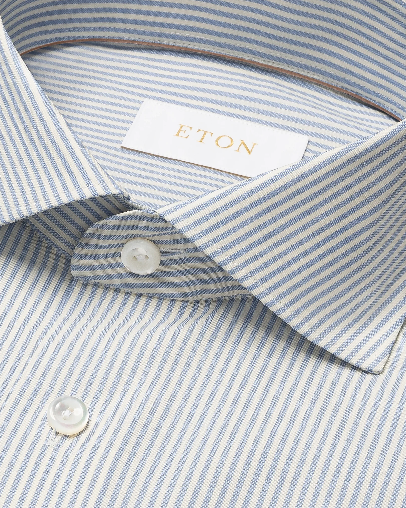 Eton - Bengal Gestreiftes Merino-Wollhemd