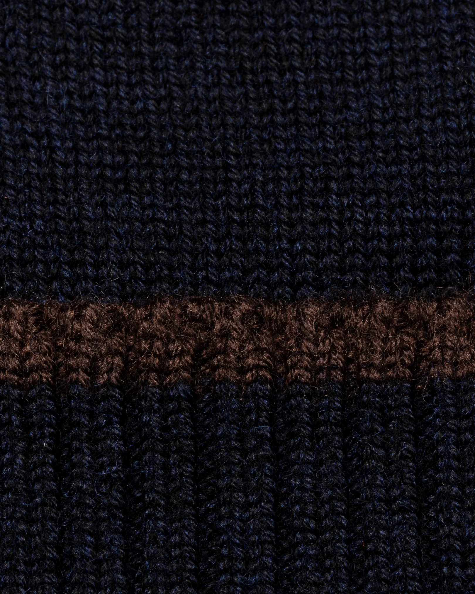 Eton - navy blue wool beanie