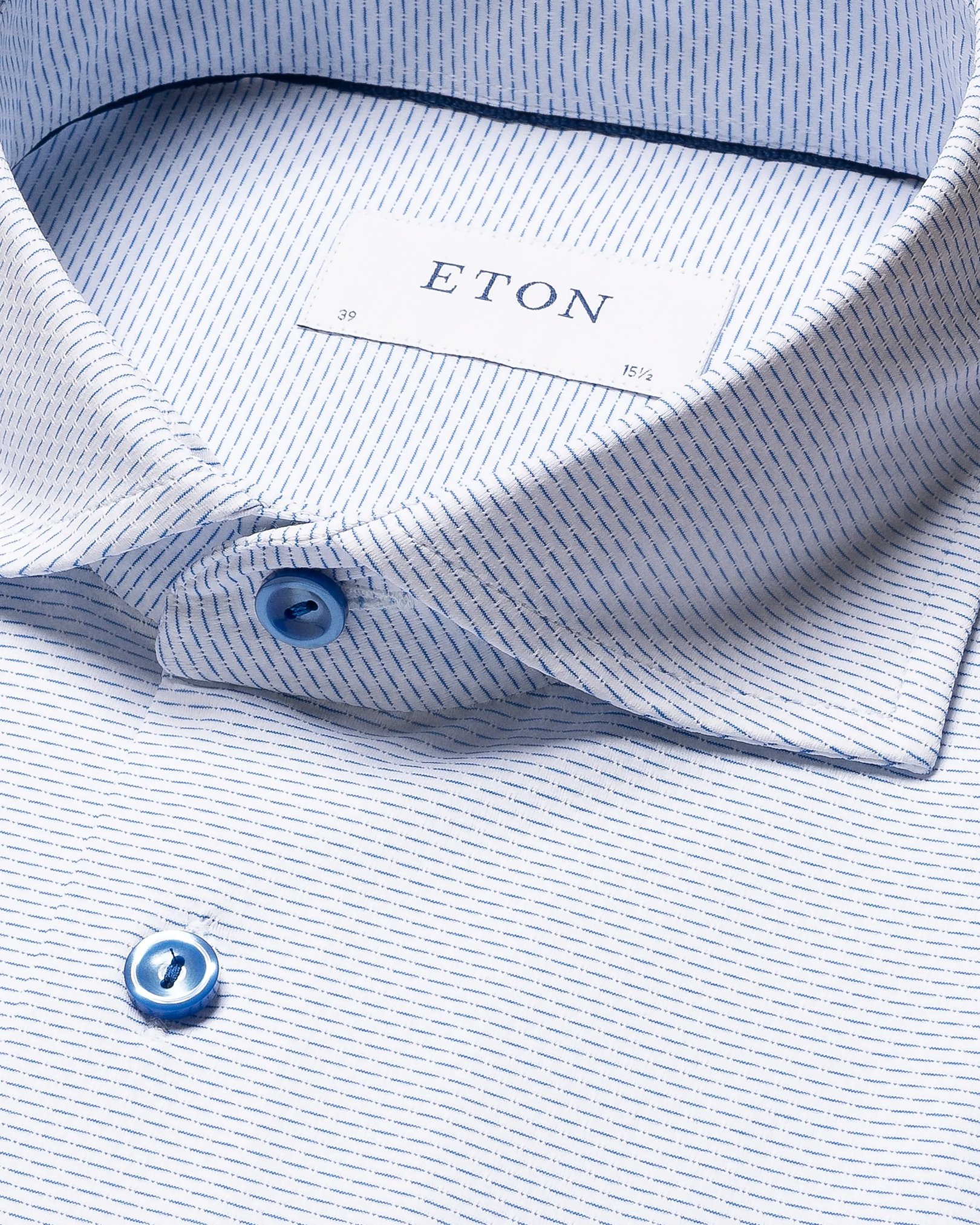 Eton - mid blue strech twill