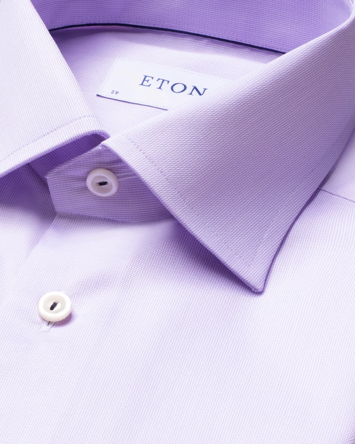 Eton - purple royal twill shirt
