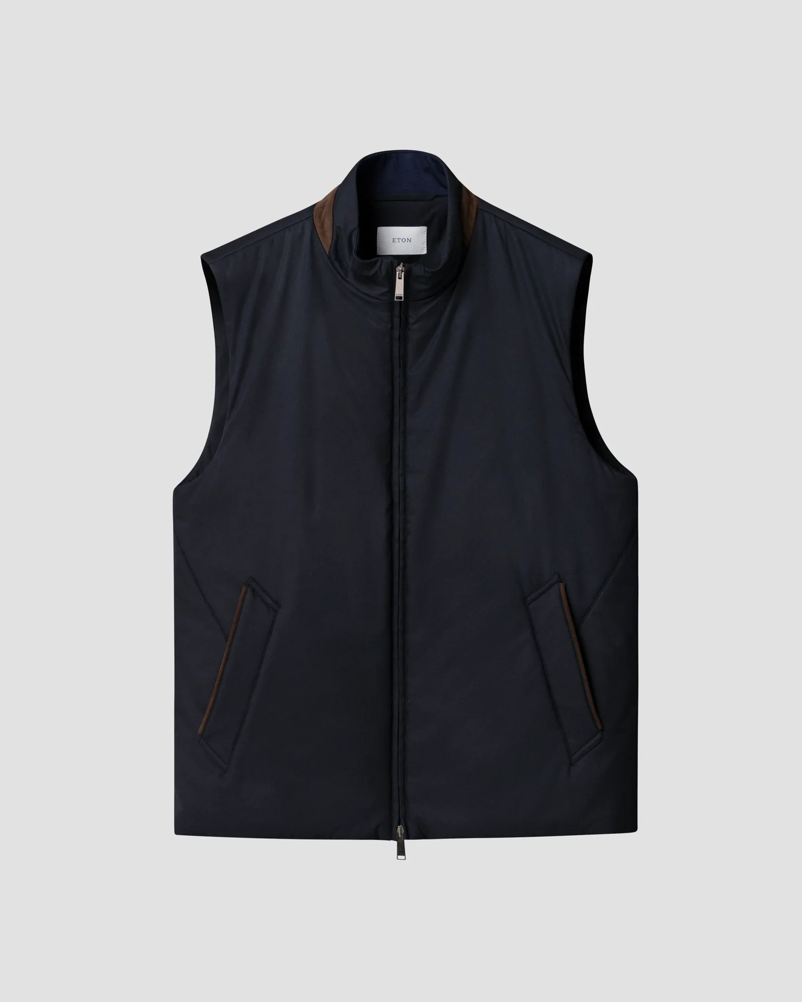 Eton - navy blue tech padded vest