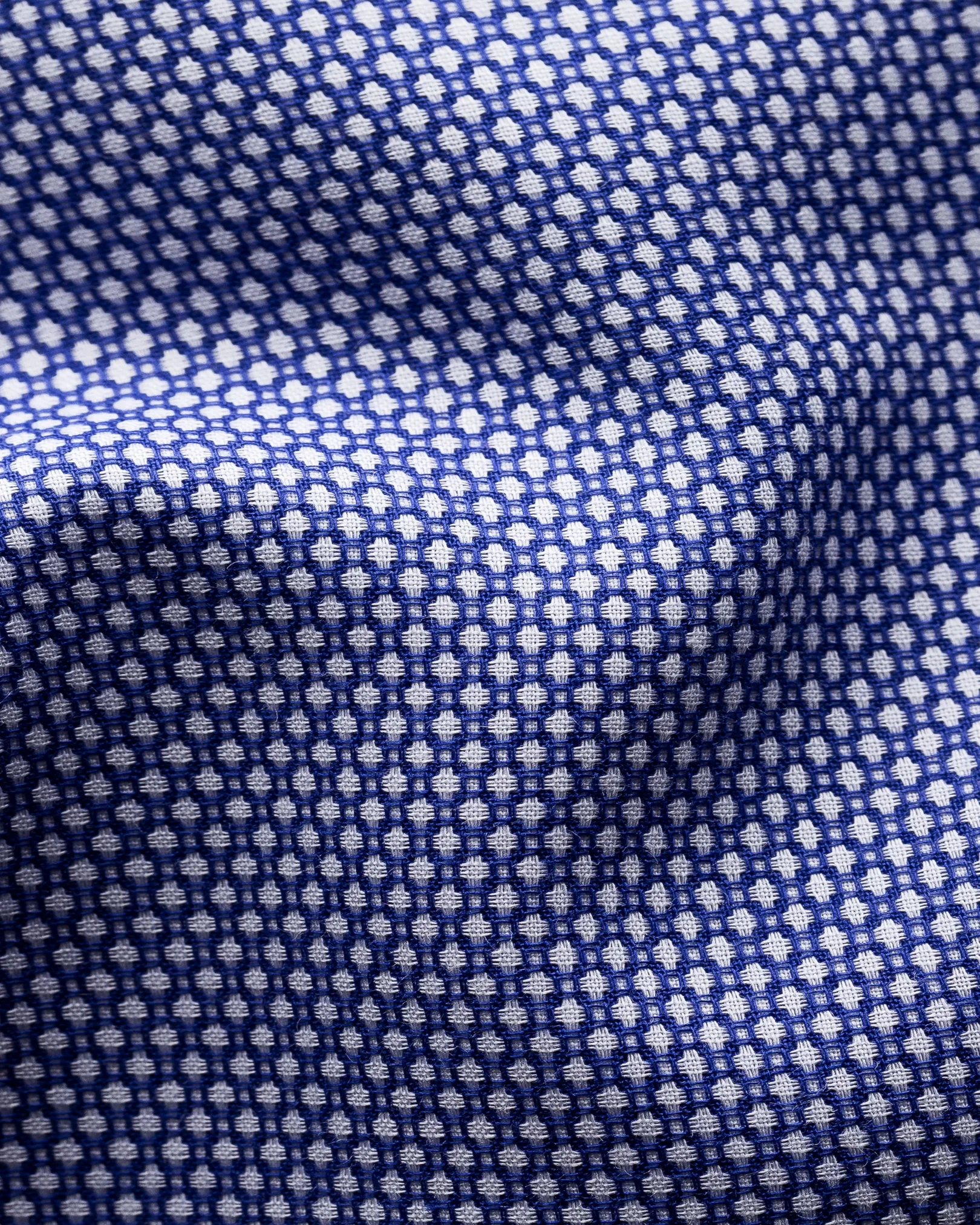 Eton - blue eton dobby shirt