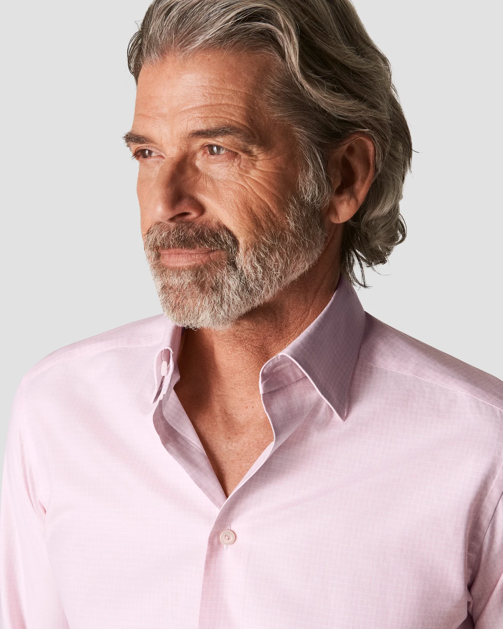 Pink Checked Cotton & TENCEL™ Lyocell Shirt - Eton