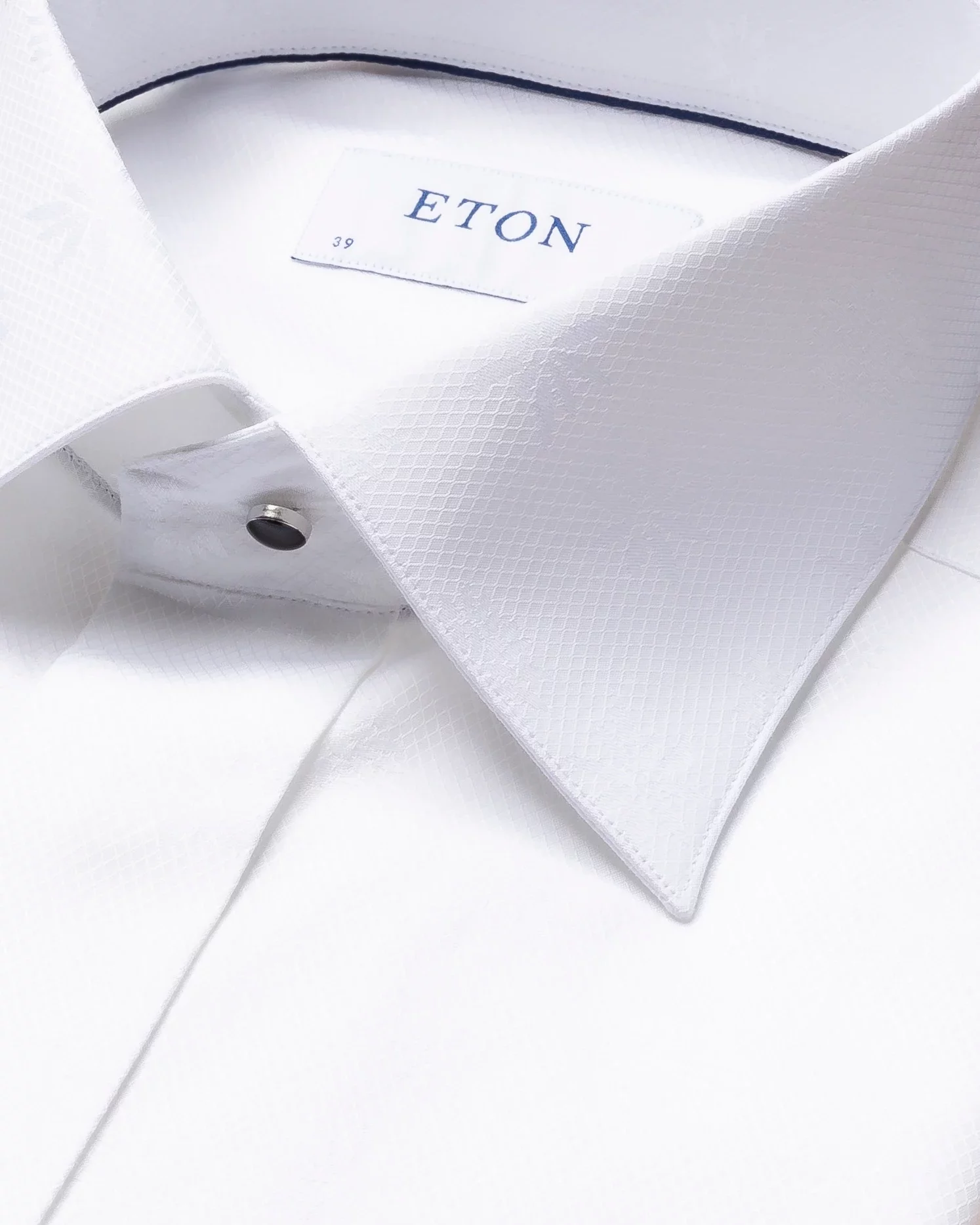Eton - white jacquard tuxedo shirt