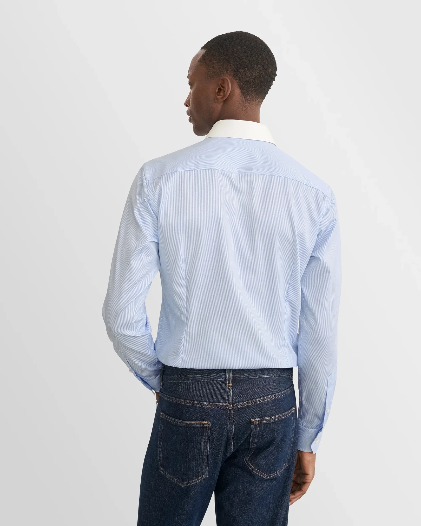 Eton - white collar shirt cut away 266