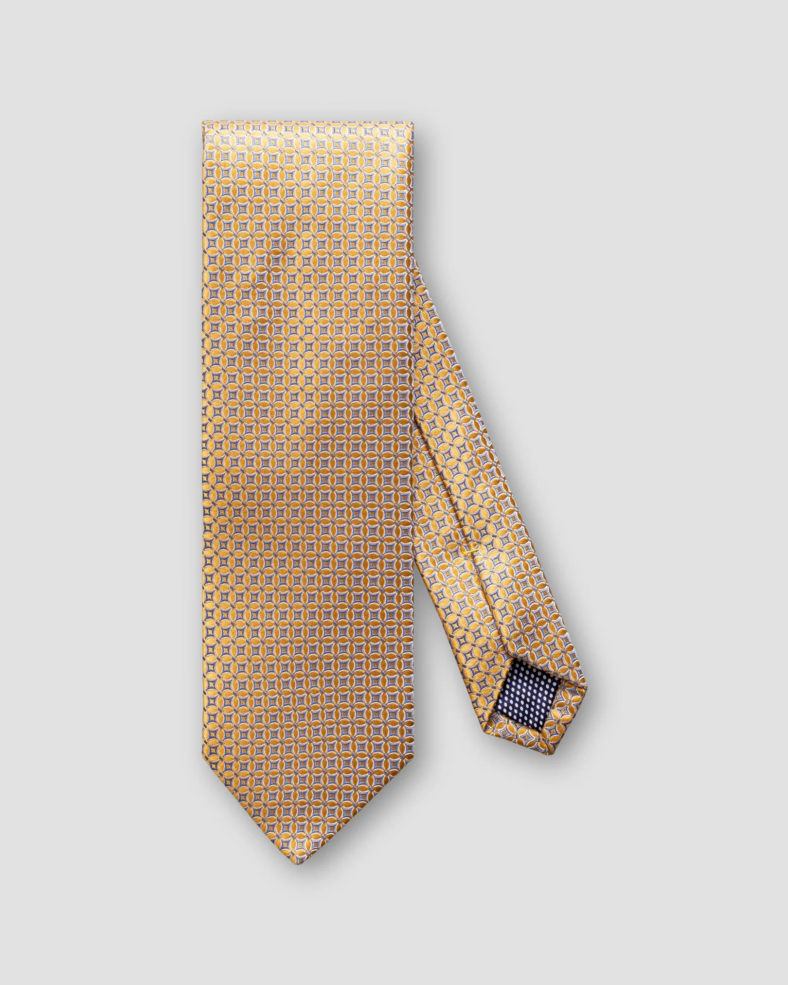 Eton - yellow woven flower tie