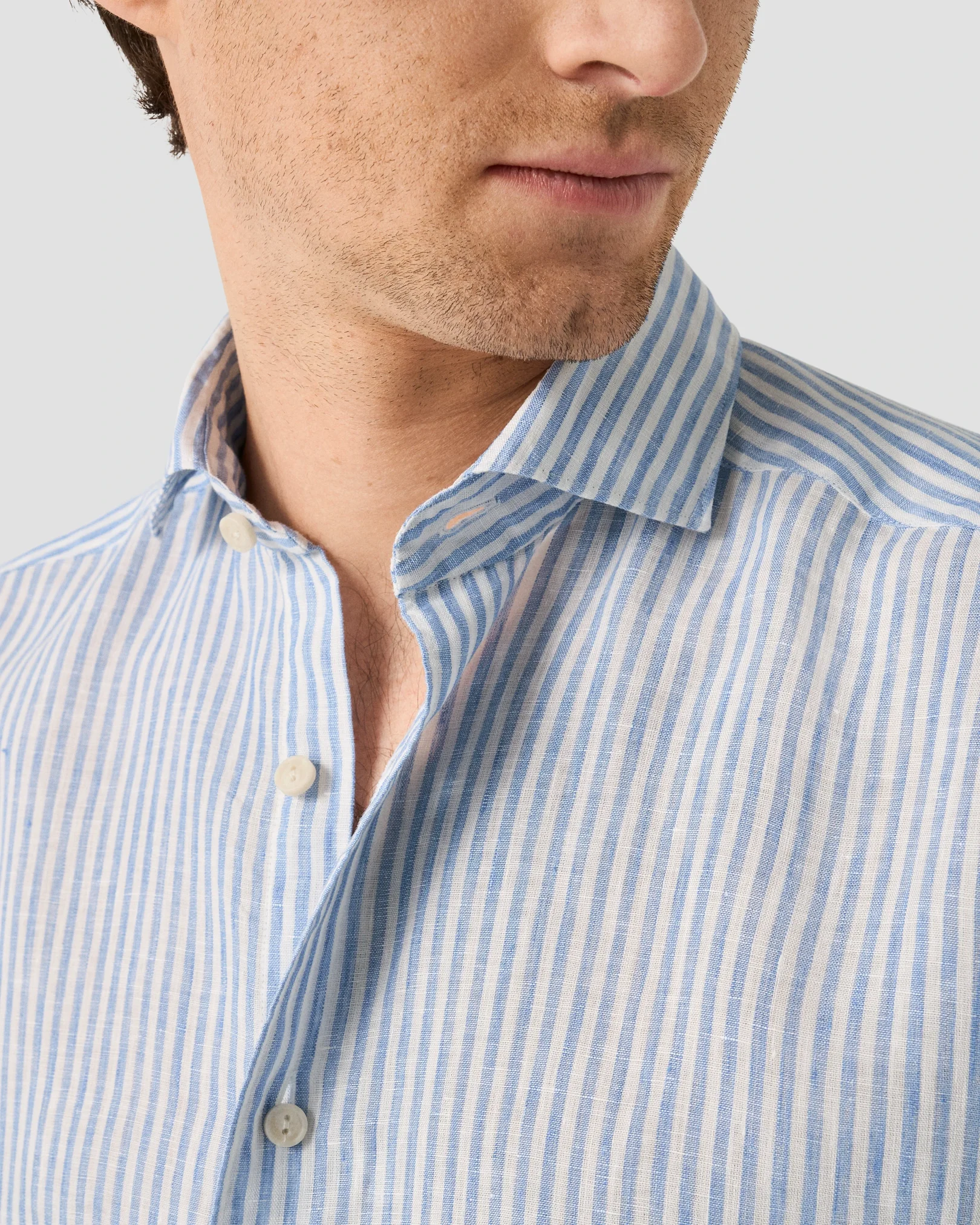 Eton - Striped Linen Shirt
