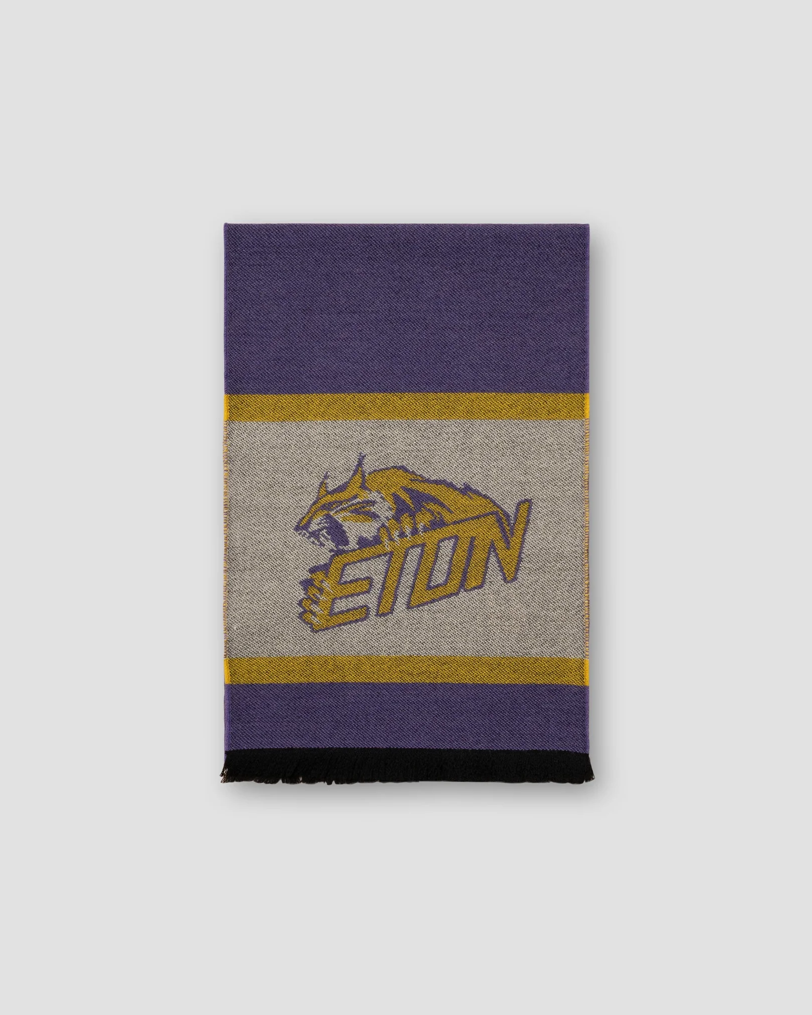 Eton - dark purple lion scarf