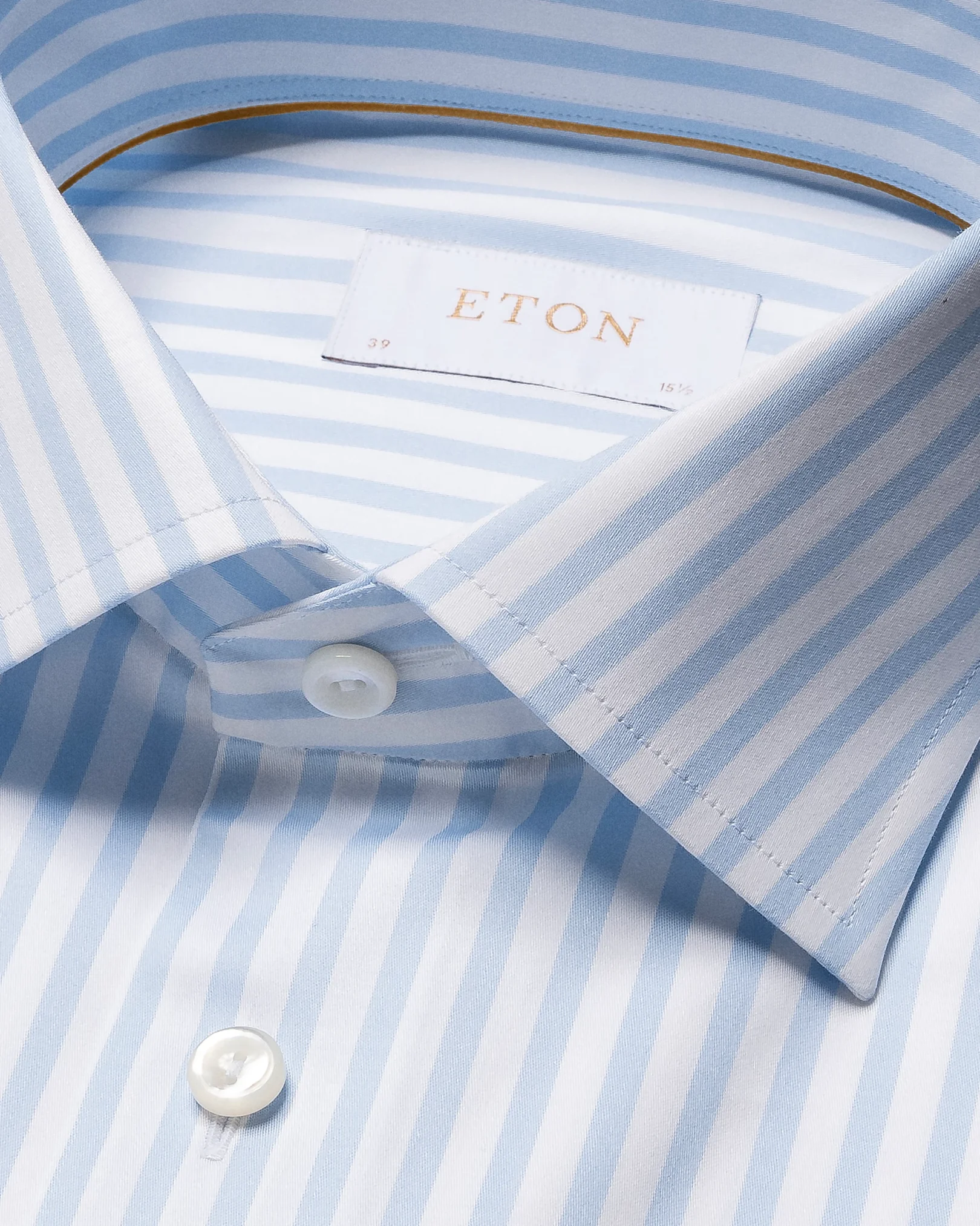 Eton - Striped Fine Satin Shirt