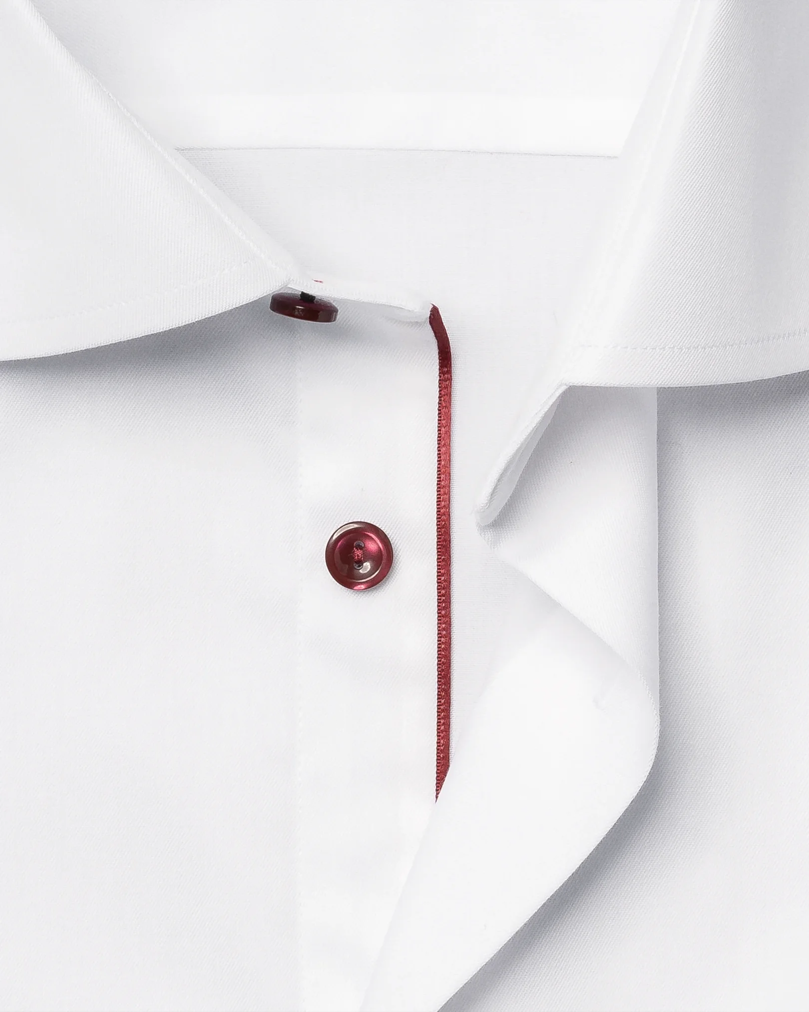 Eton - white plum effect signature twill shirt