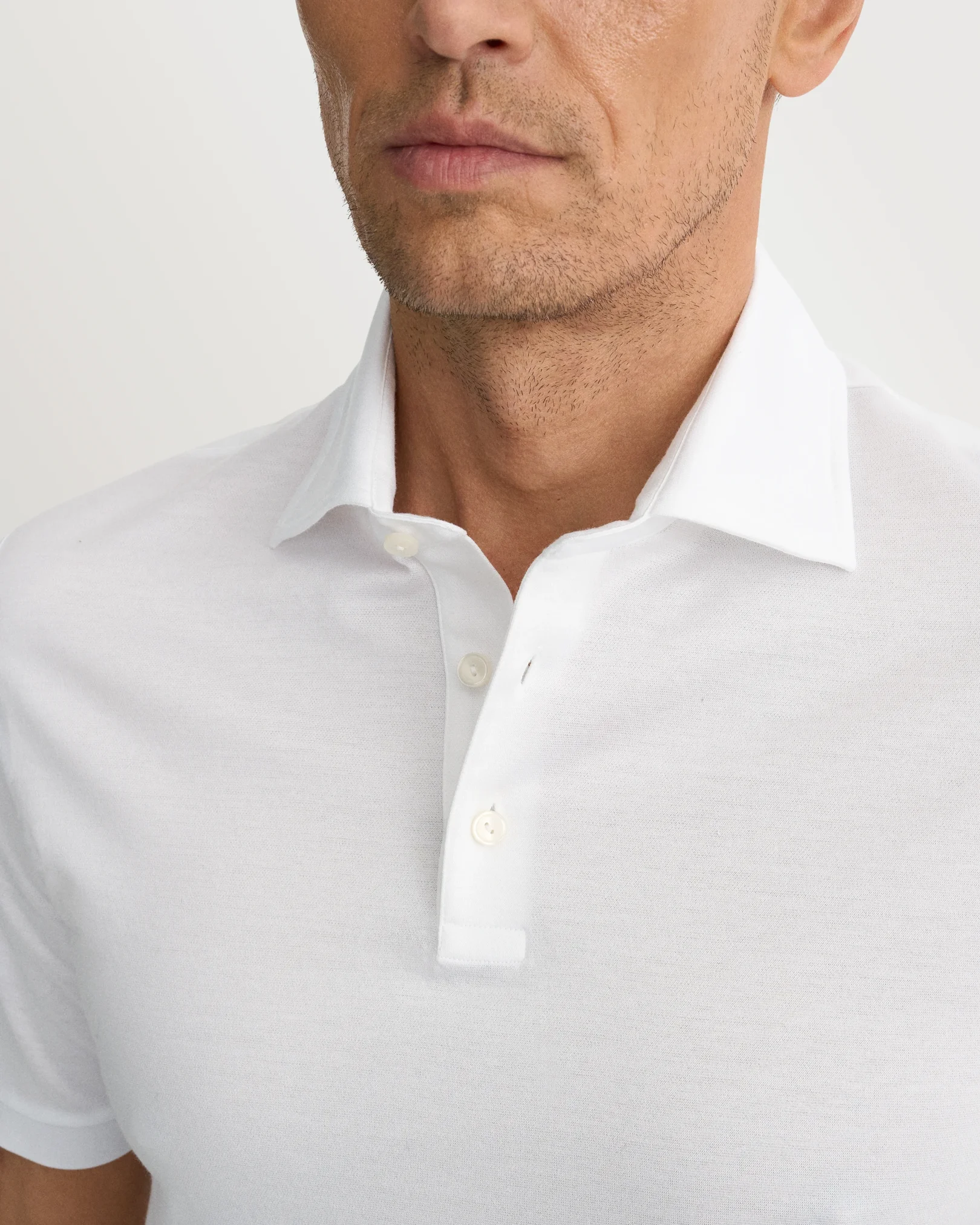 Eton - jacquard filo di scozia polo shirt