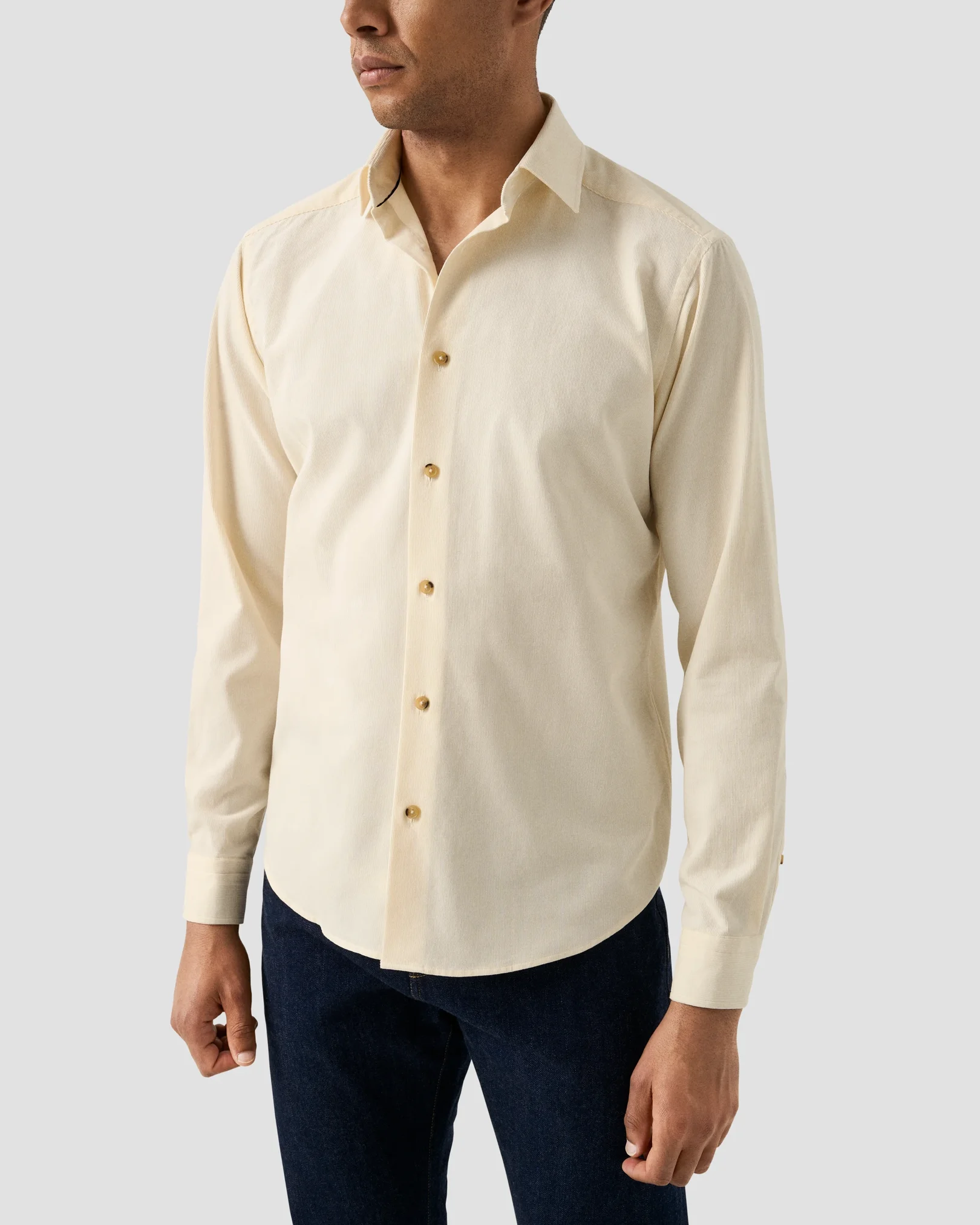 Eton - Chemise en velours côtelé