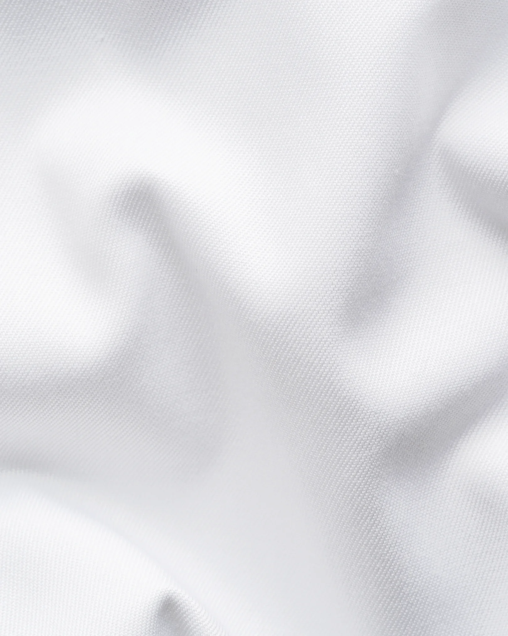 Eton - white solid black buttons signature twill shirt
