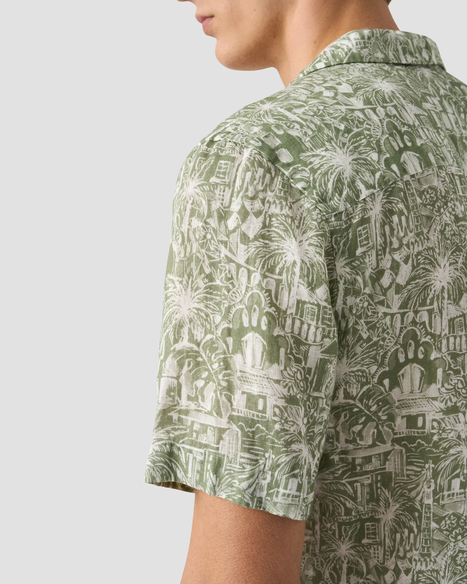 Eton - Floral Print Resort Shirt