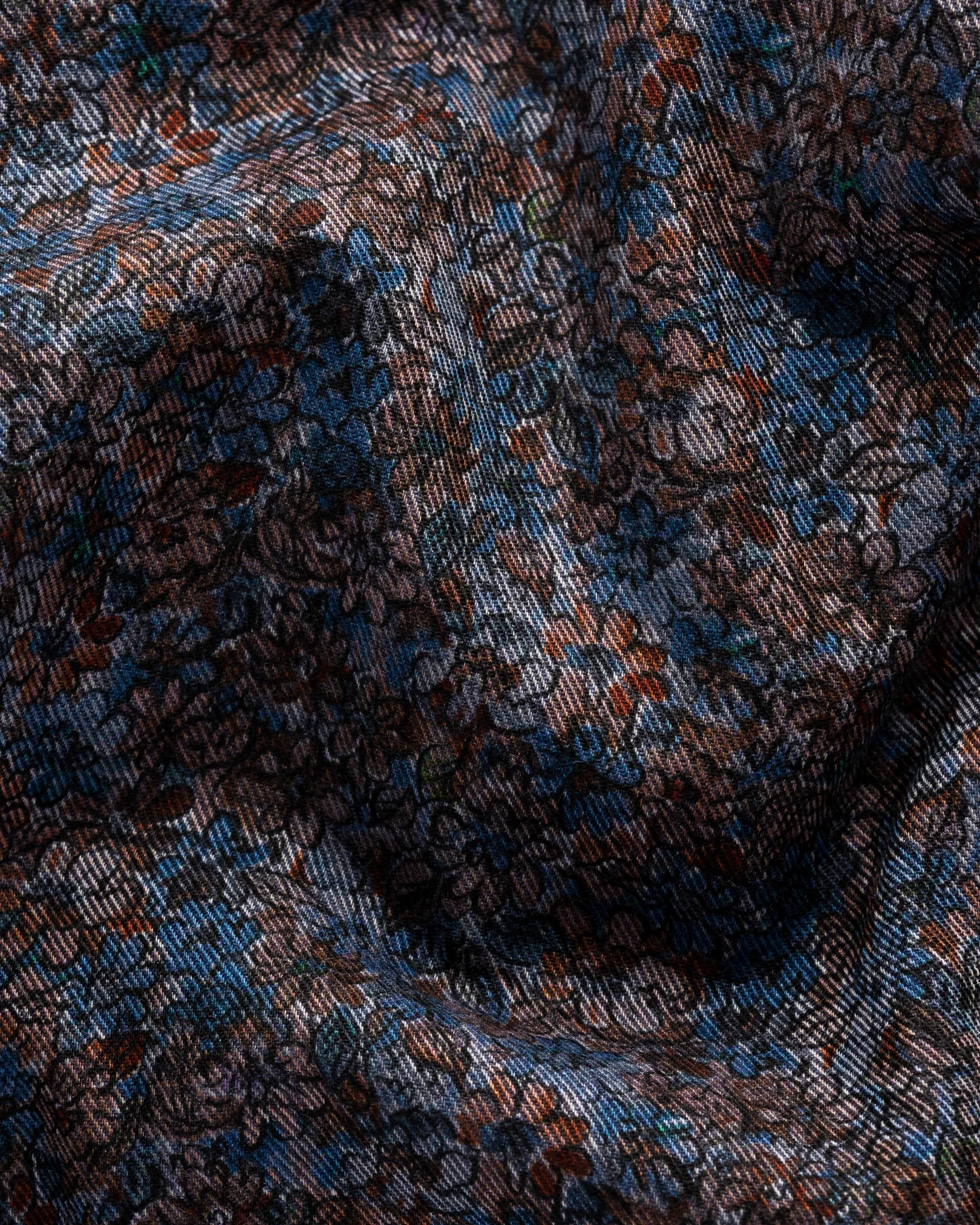 Eton - blue shade floral shirt