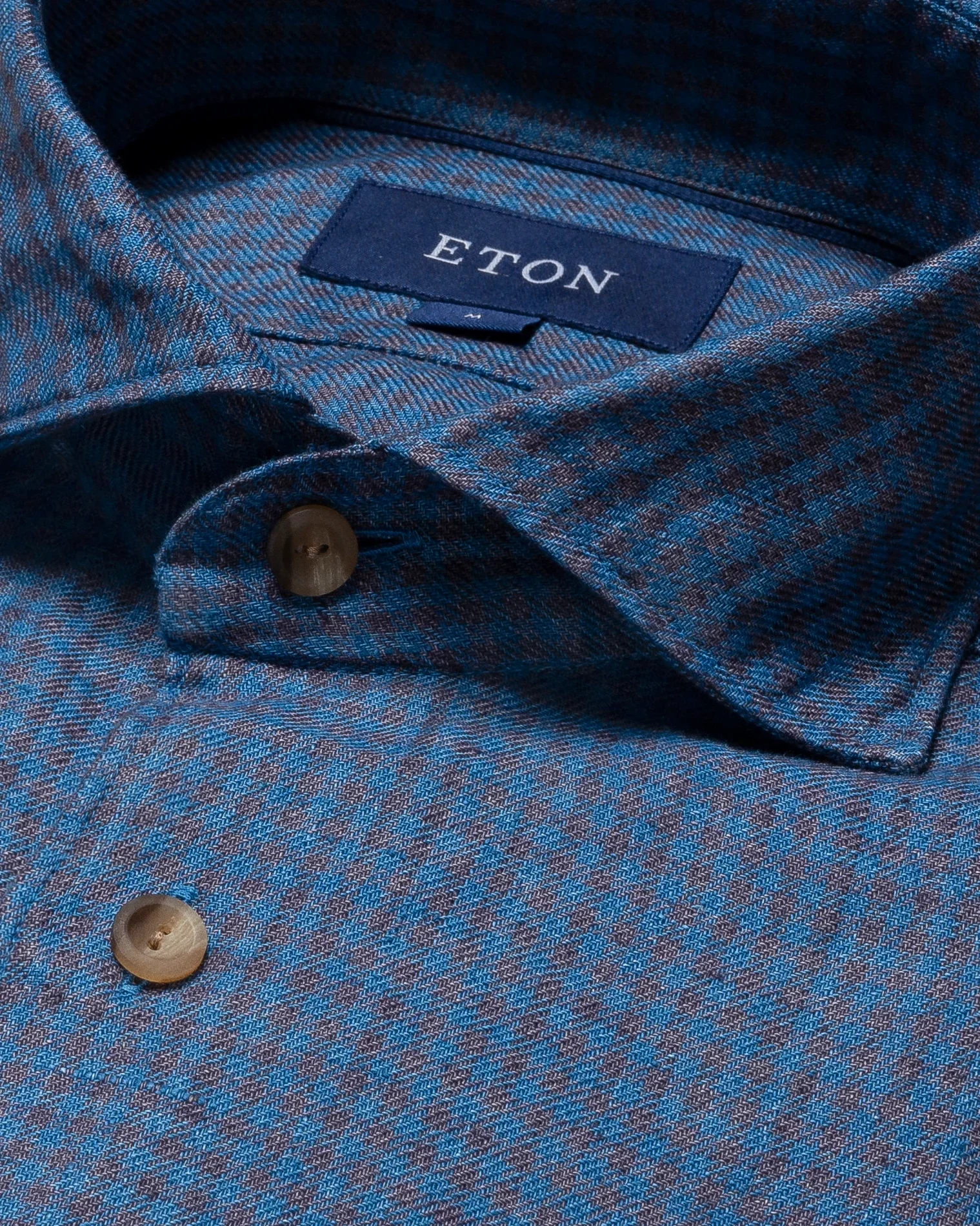 Eton - navy blue linen twill