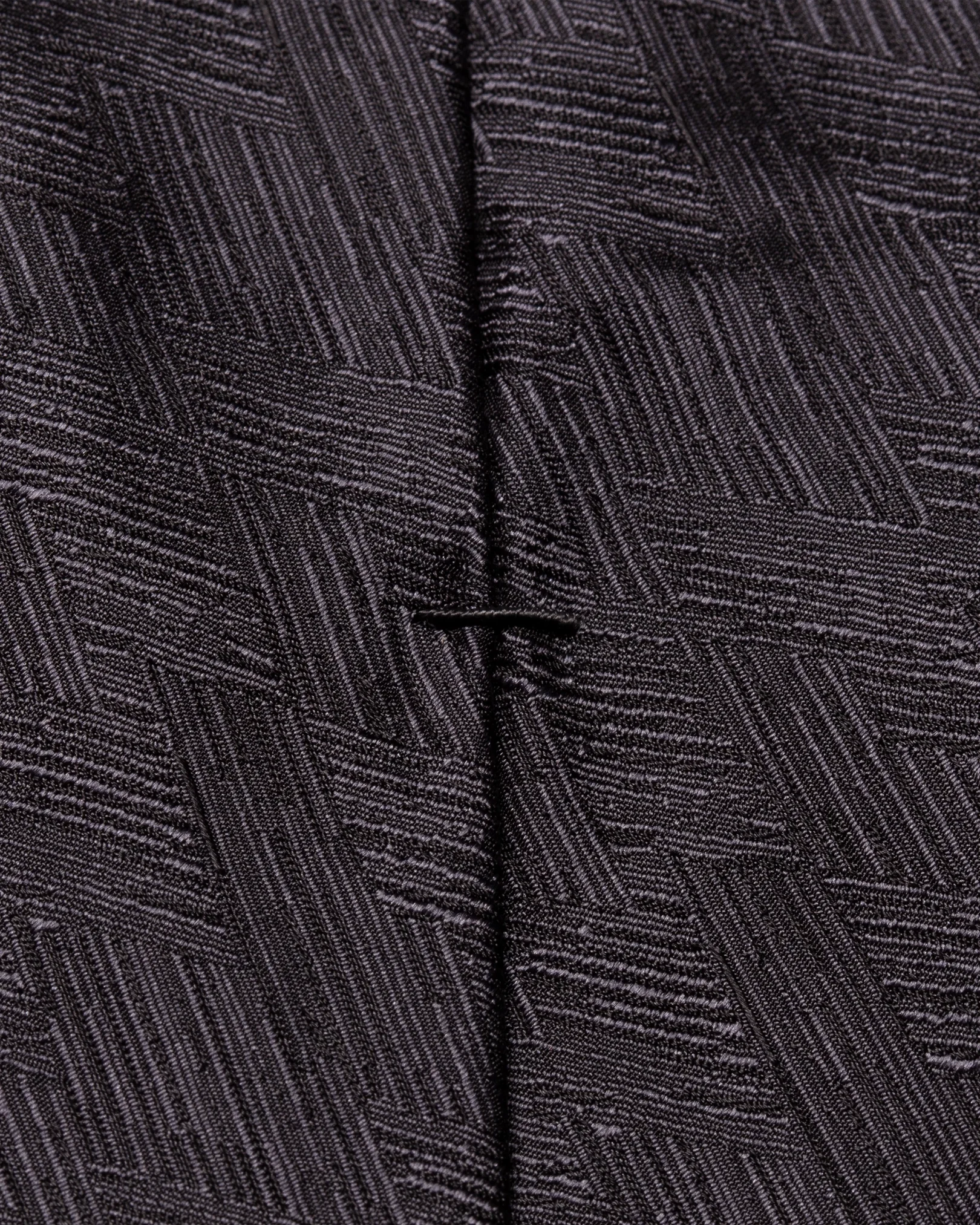 Eton - dark grey evening silk tie