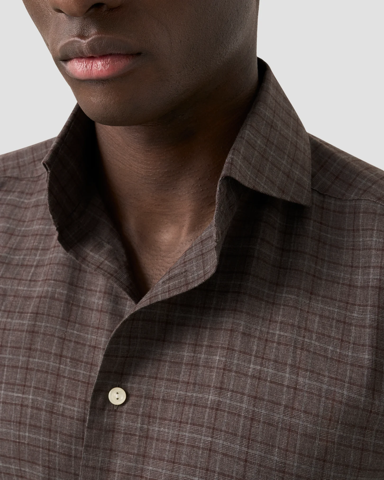 Eton - check signature flannel shirt 256