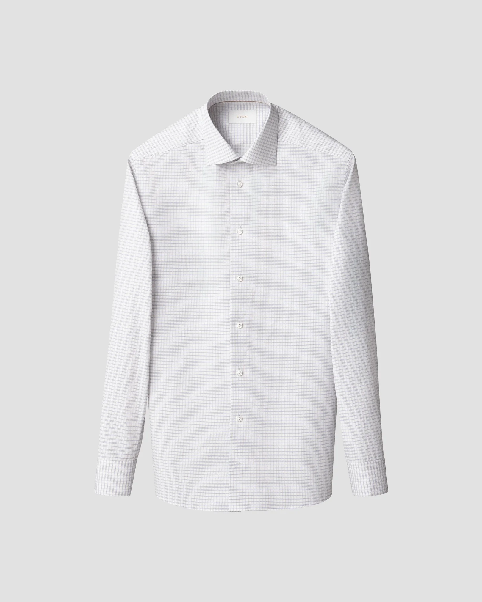 Eton - check supima 120 shirt