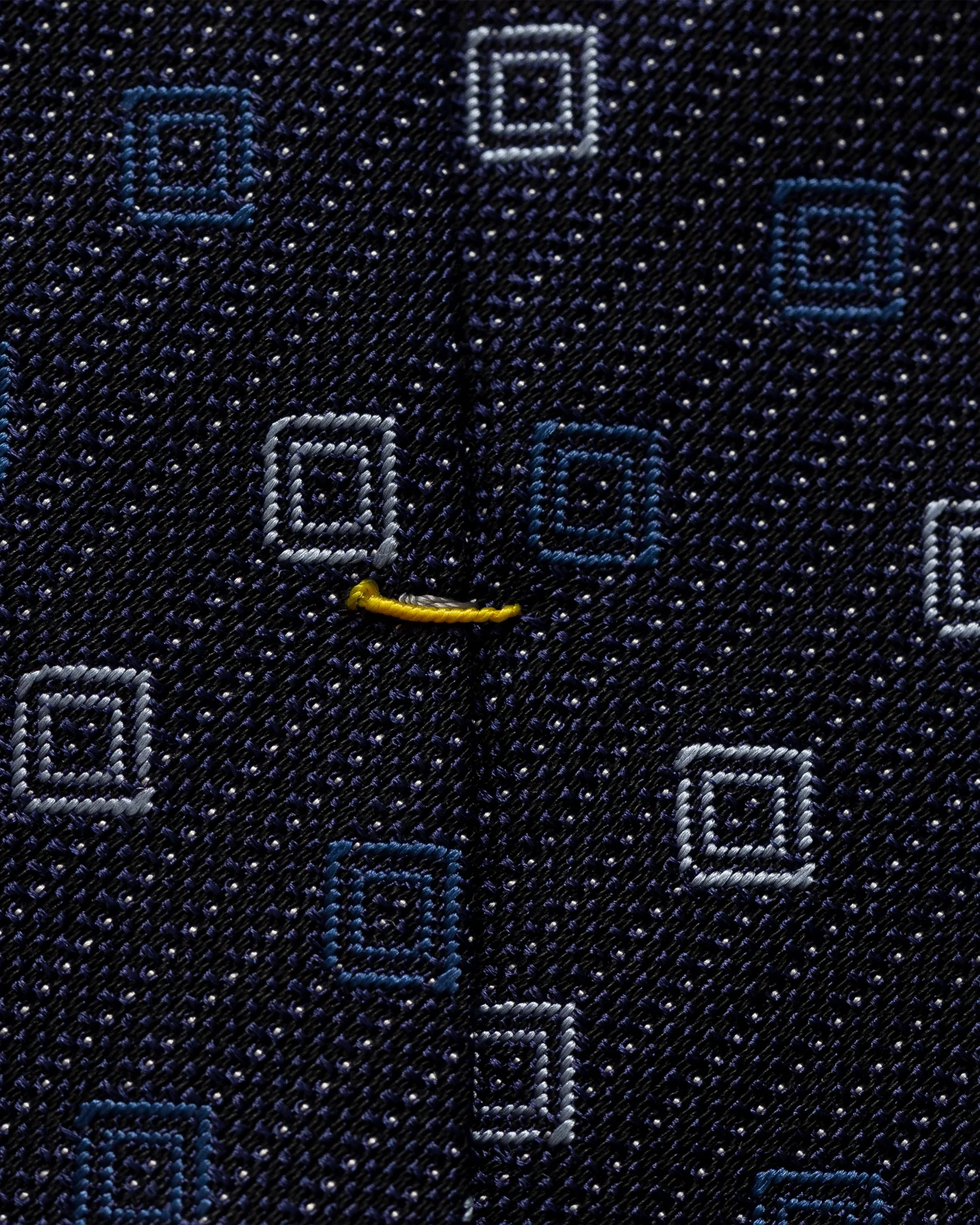 Eton - navy pin striped tie