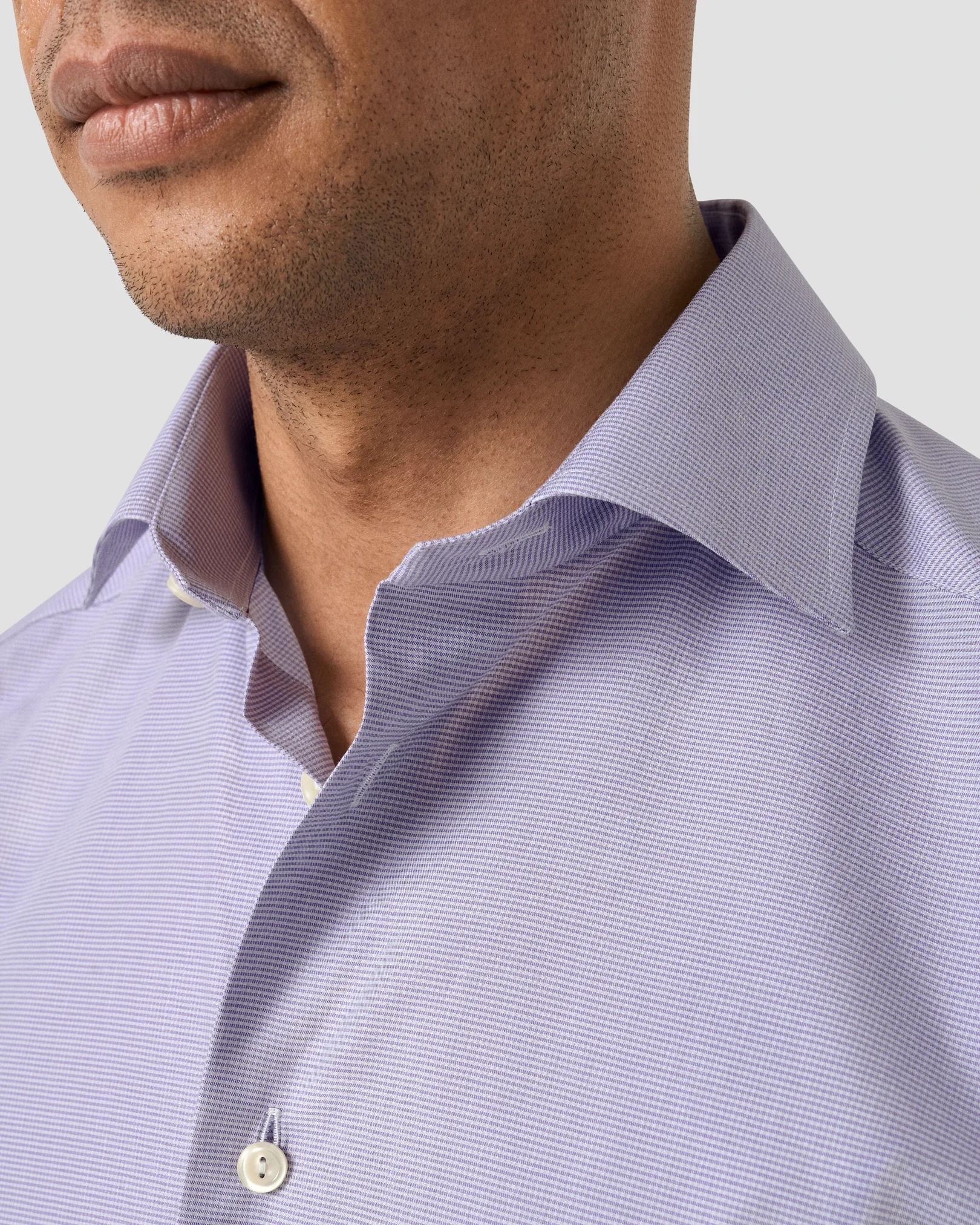 Eton - 256 micro check twill shirt