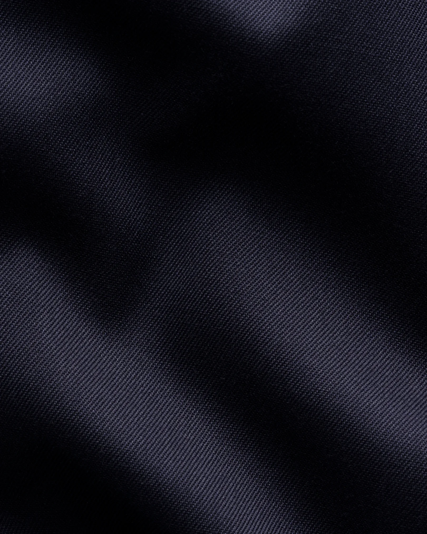 Eton - navy blue solid signature twill shirt