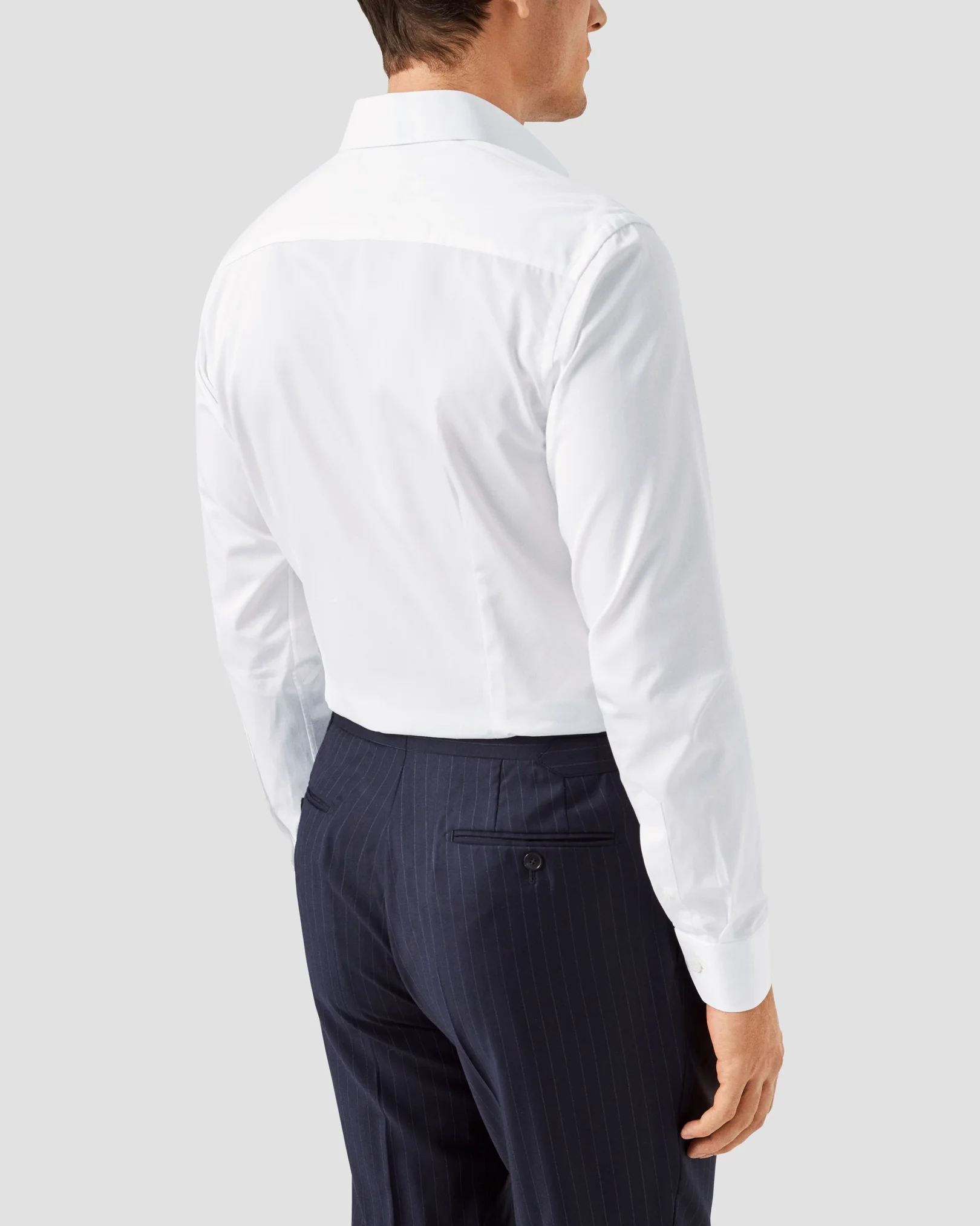 Eton - white elevated twill shirt