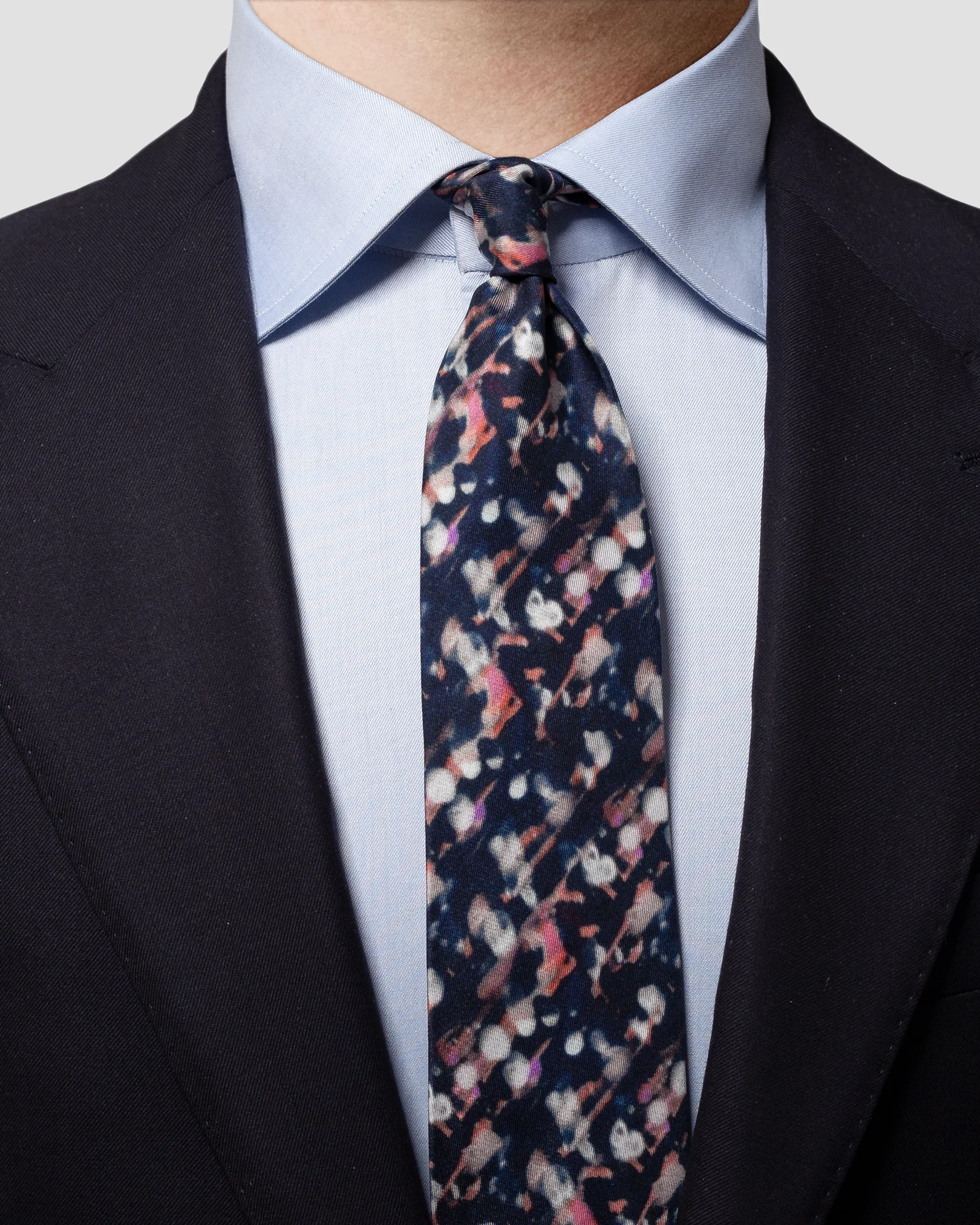 Eton - dark blue silk tie scarf