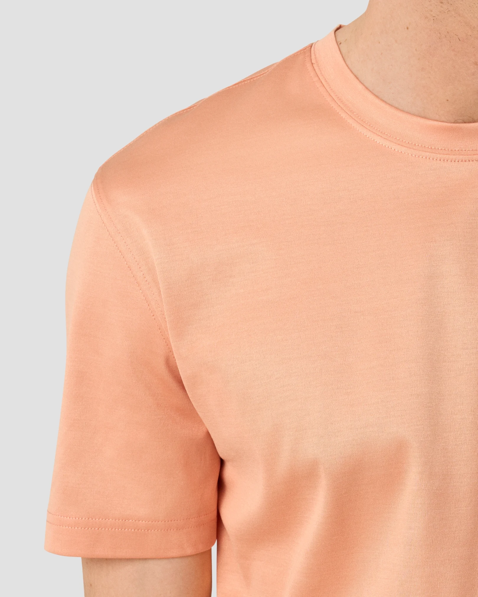 Eton - filo di scozia t shirt orange filo di scozia t shirt