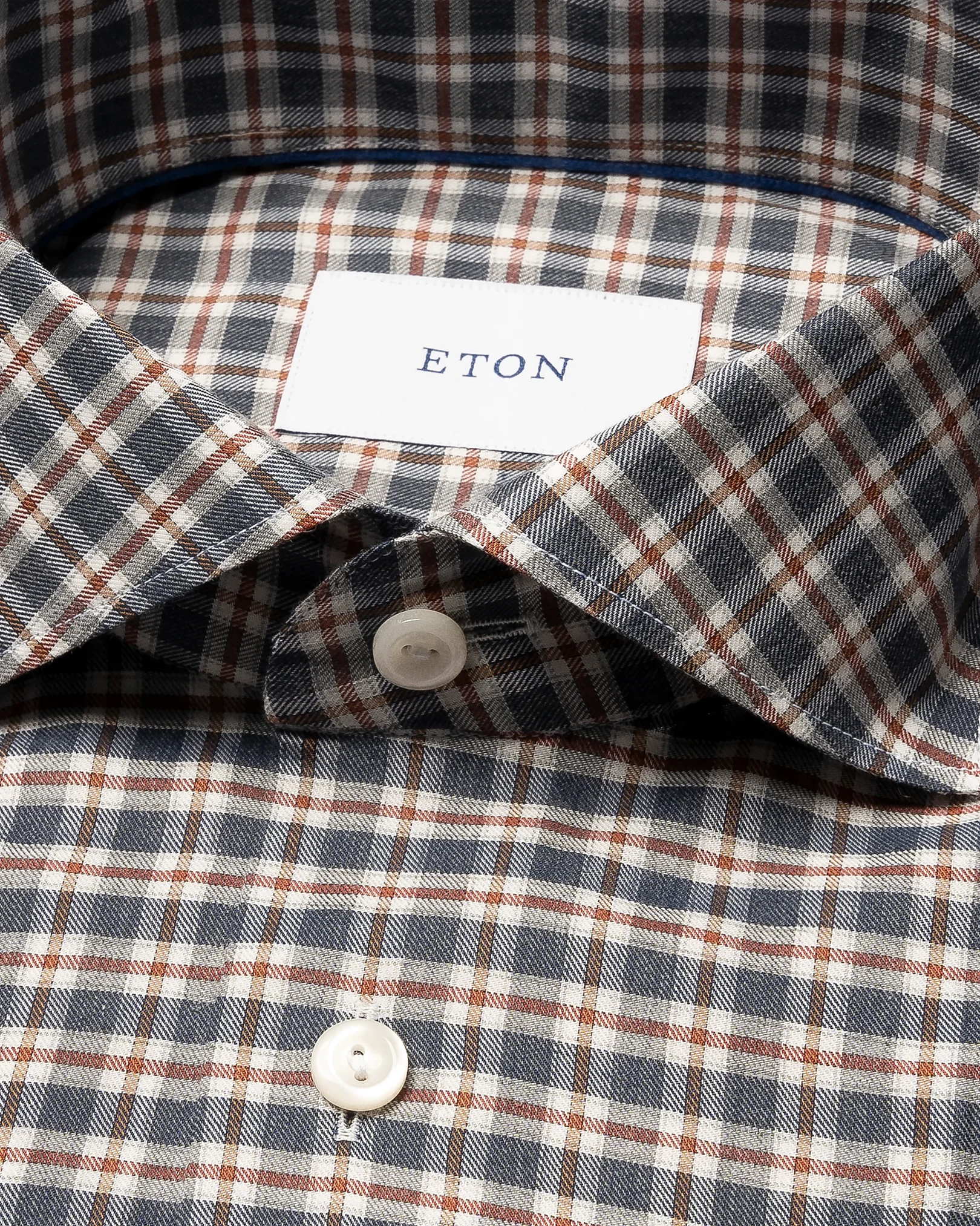 Eton - check signature flannel 256 shirt