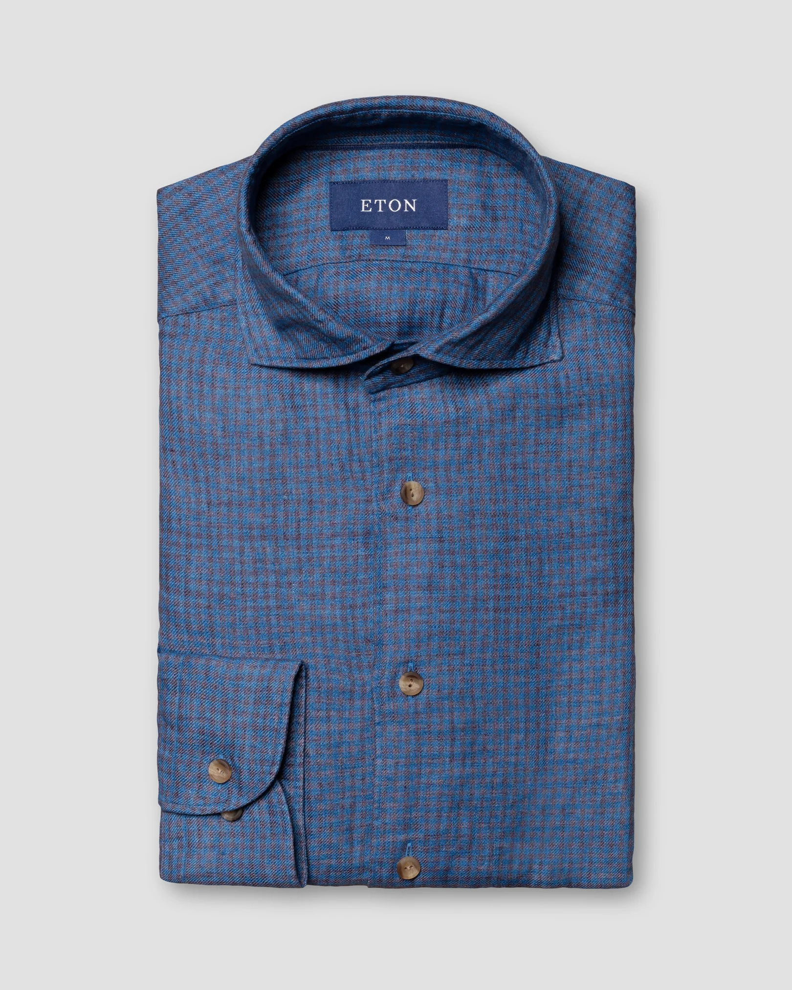 Eton - navy blue linen twill