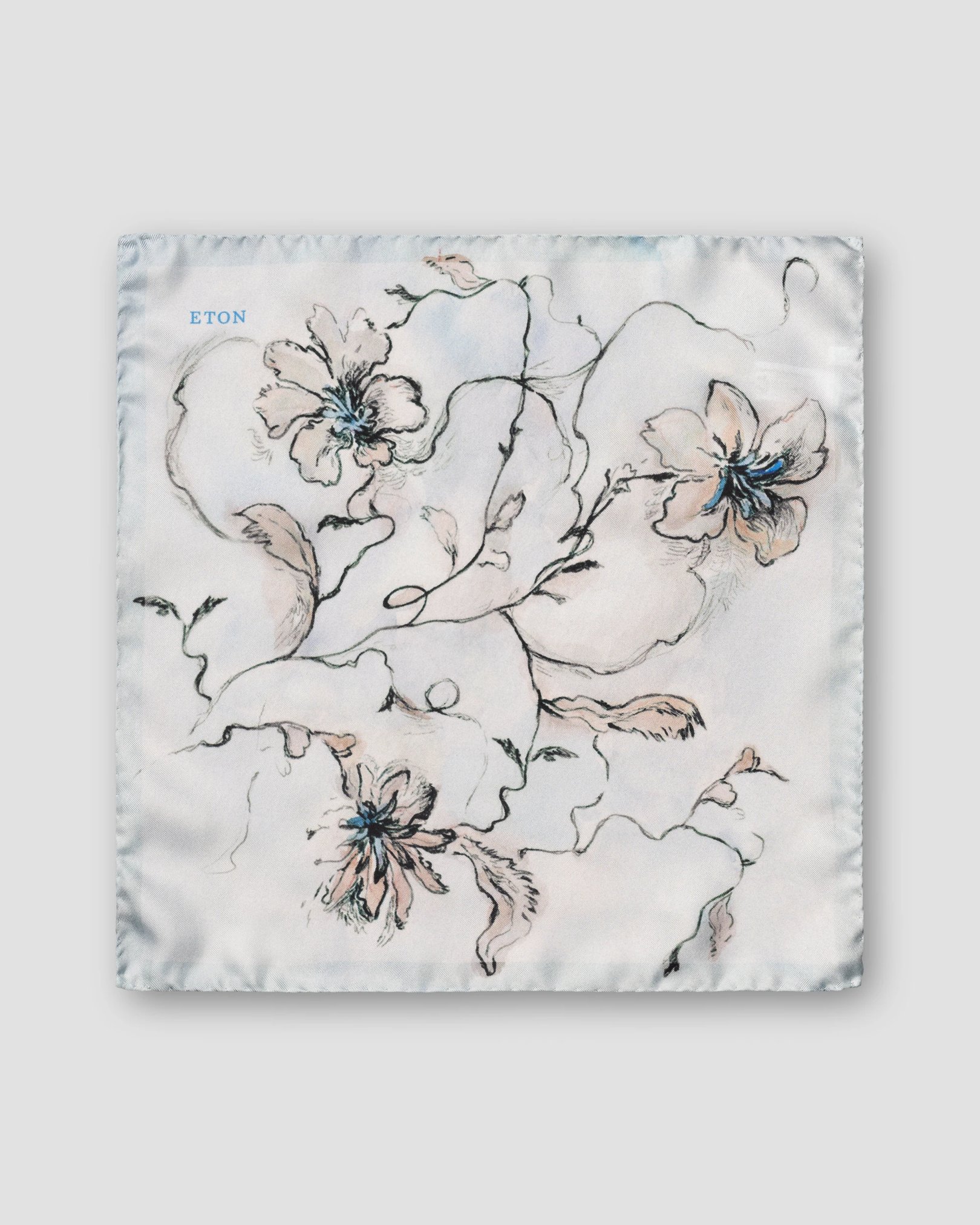 Eton - Floral Silk Pocket Square