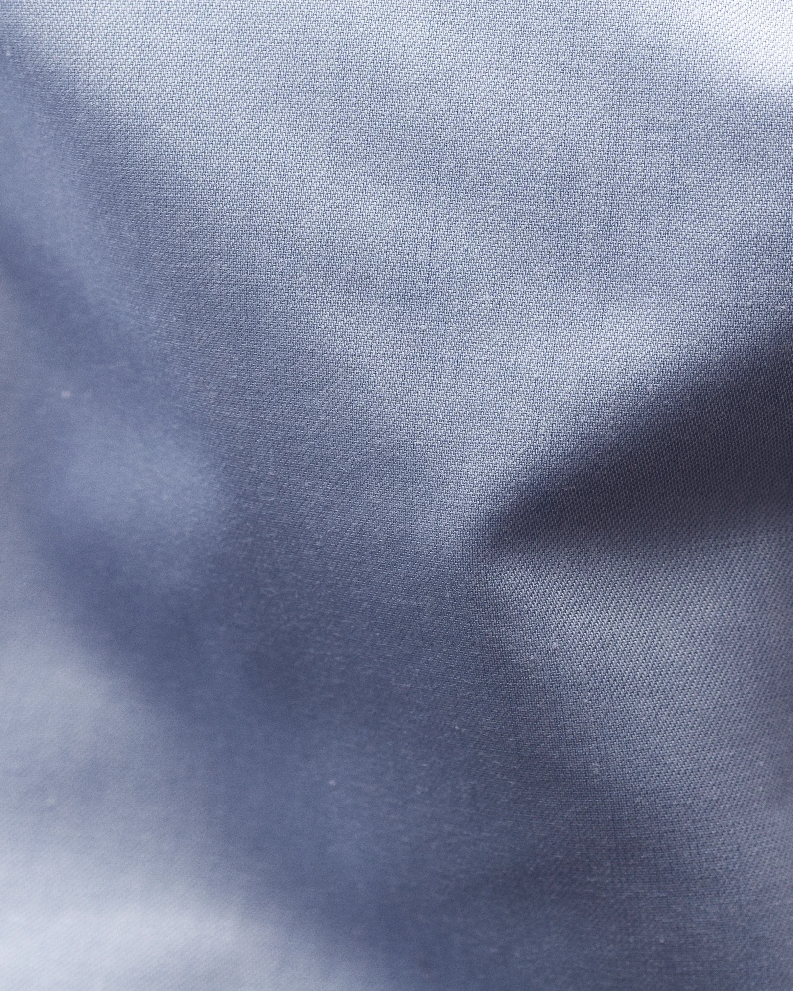 Eton - sky blue twill shirt geometric details