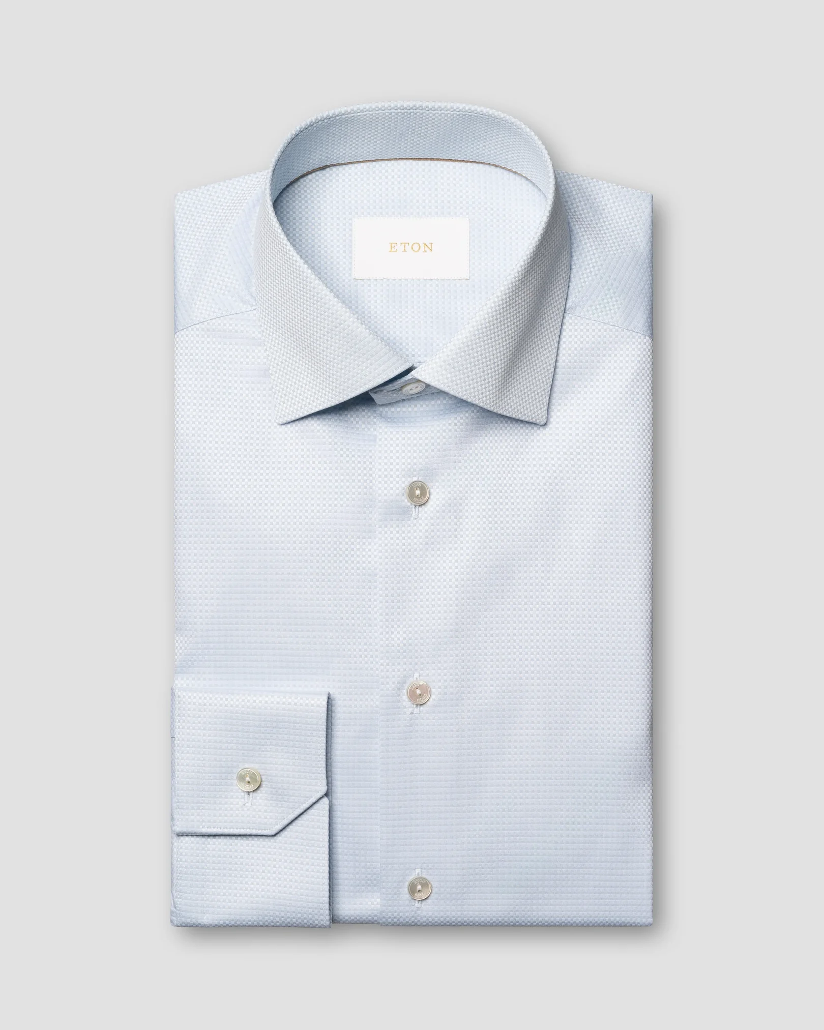 Eton - supima light blue semi solid 261