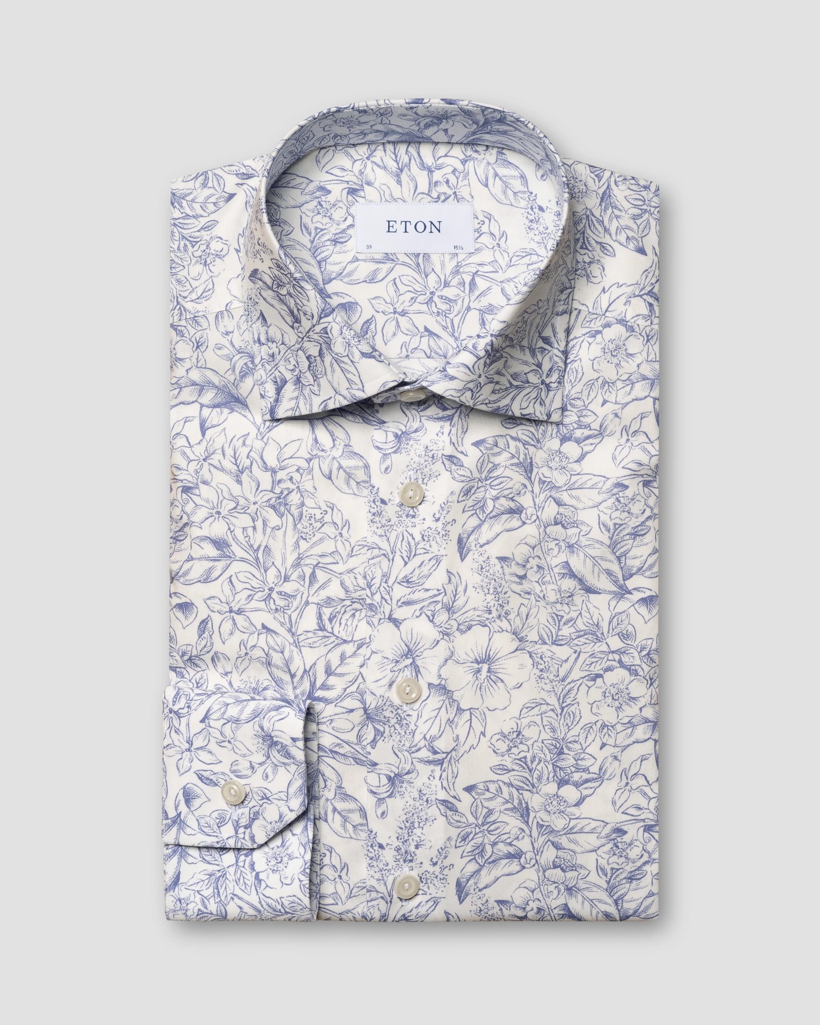 Eton - dark blue poplin