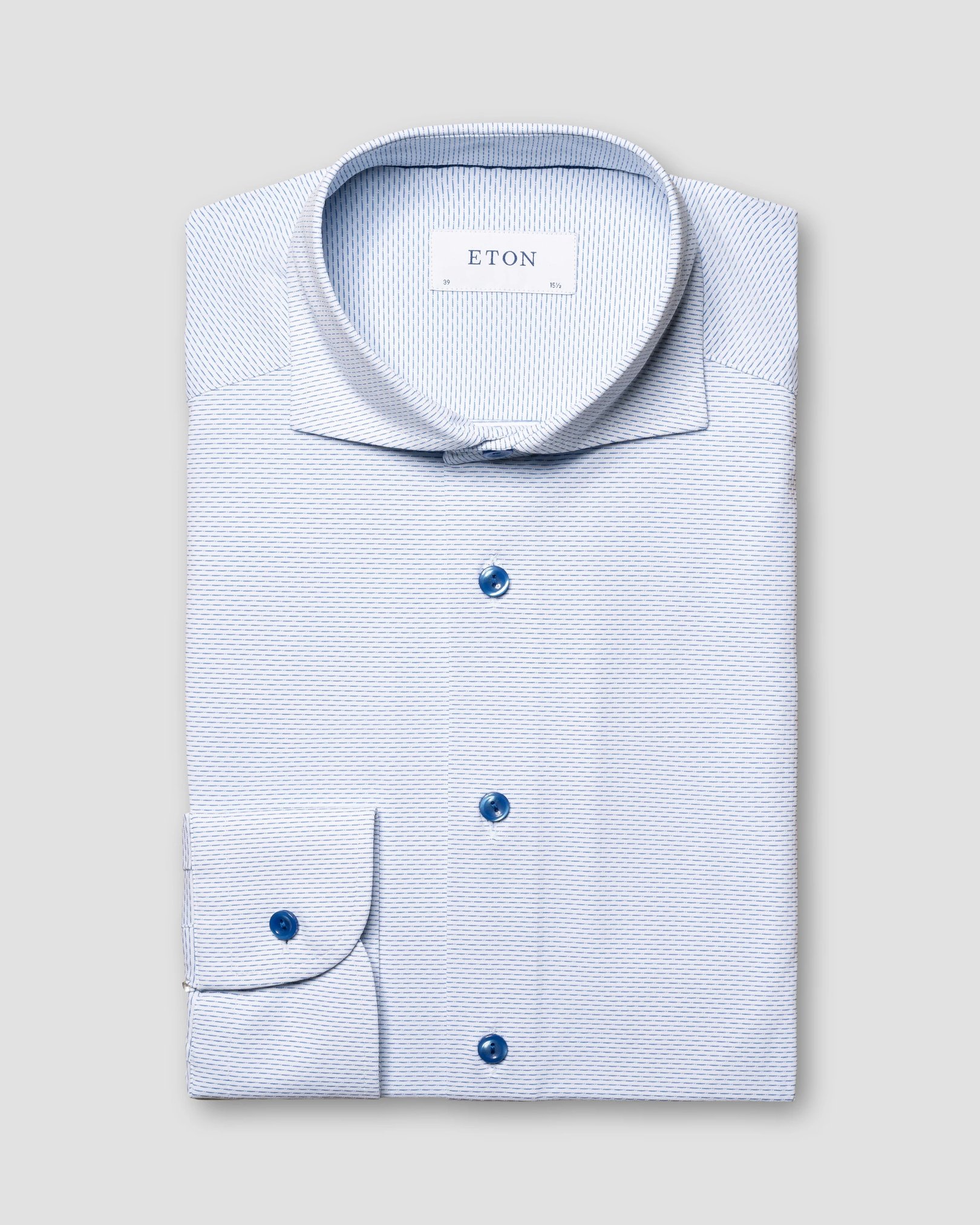 Eton - mid blue strech twill