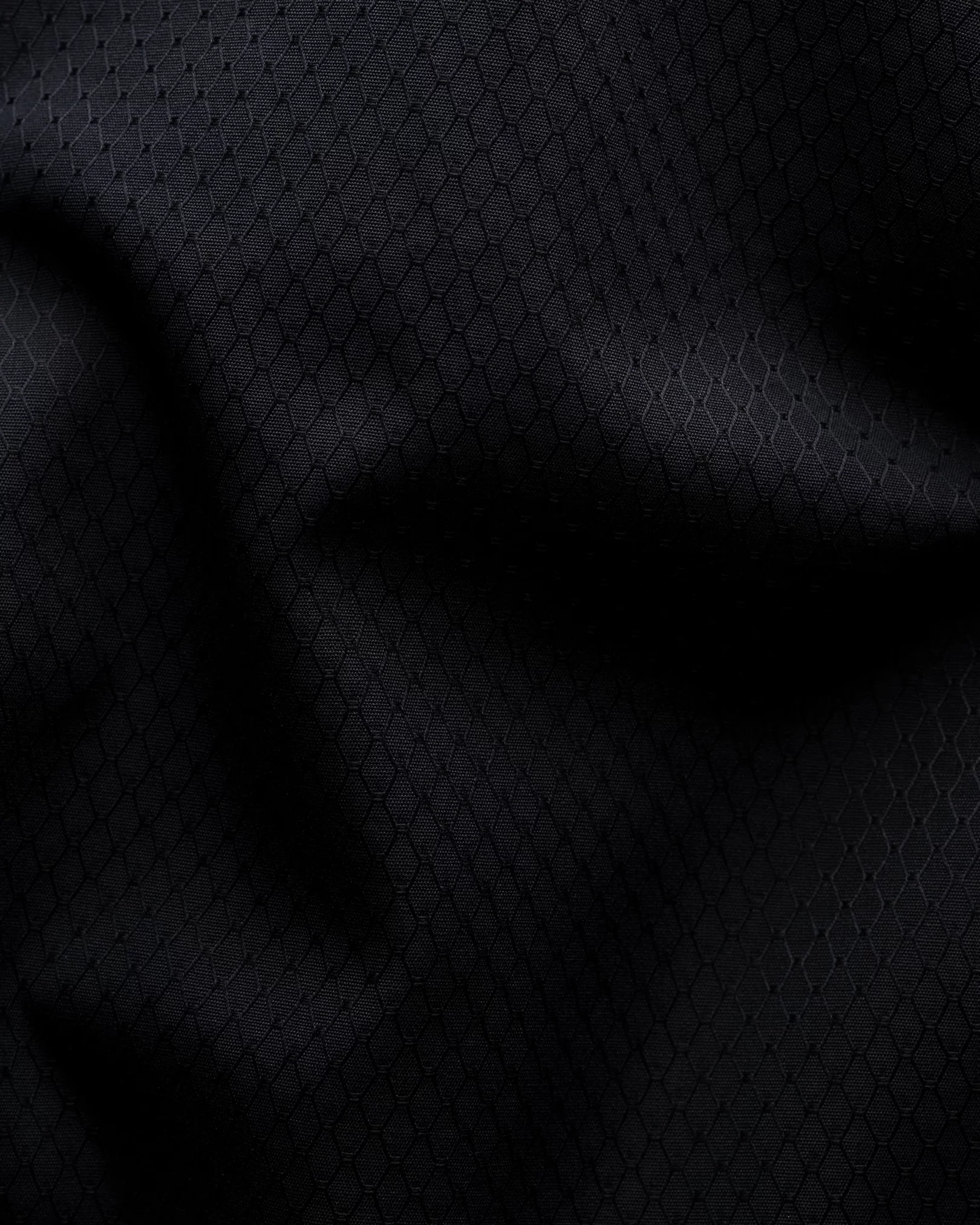Eton - Black Geometric Print Dobby Tuxedo Shirt