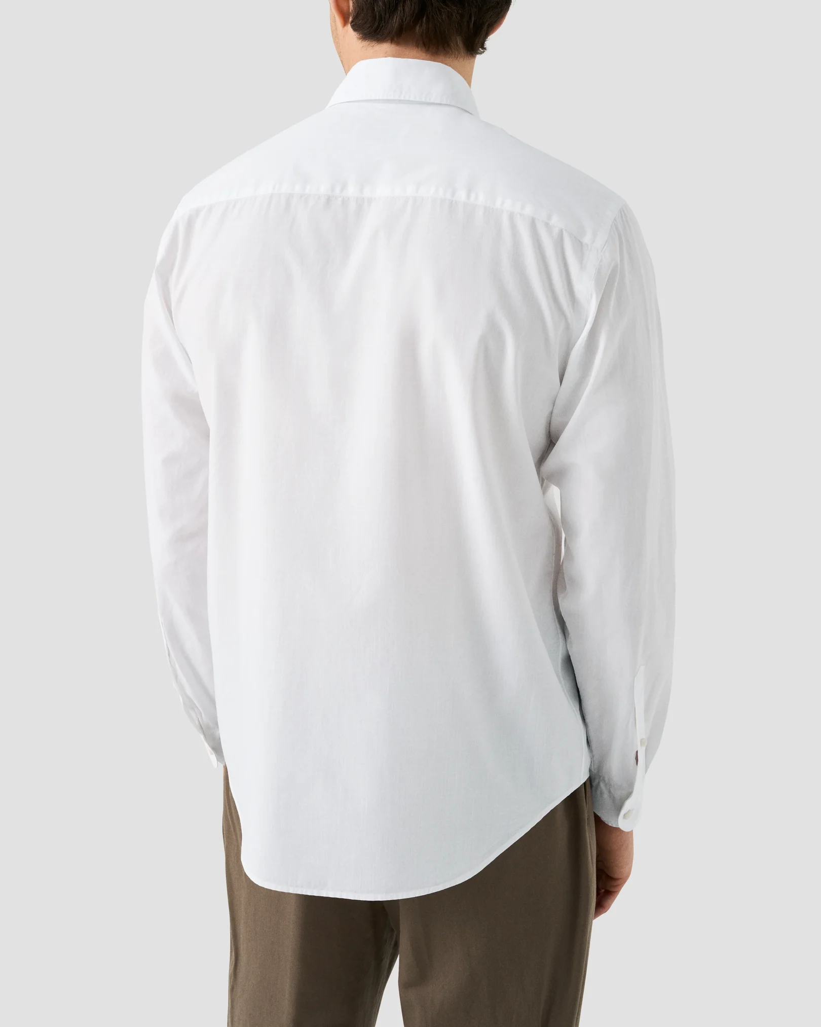 Eton - solid chambray shirt