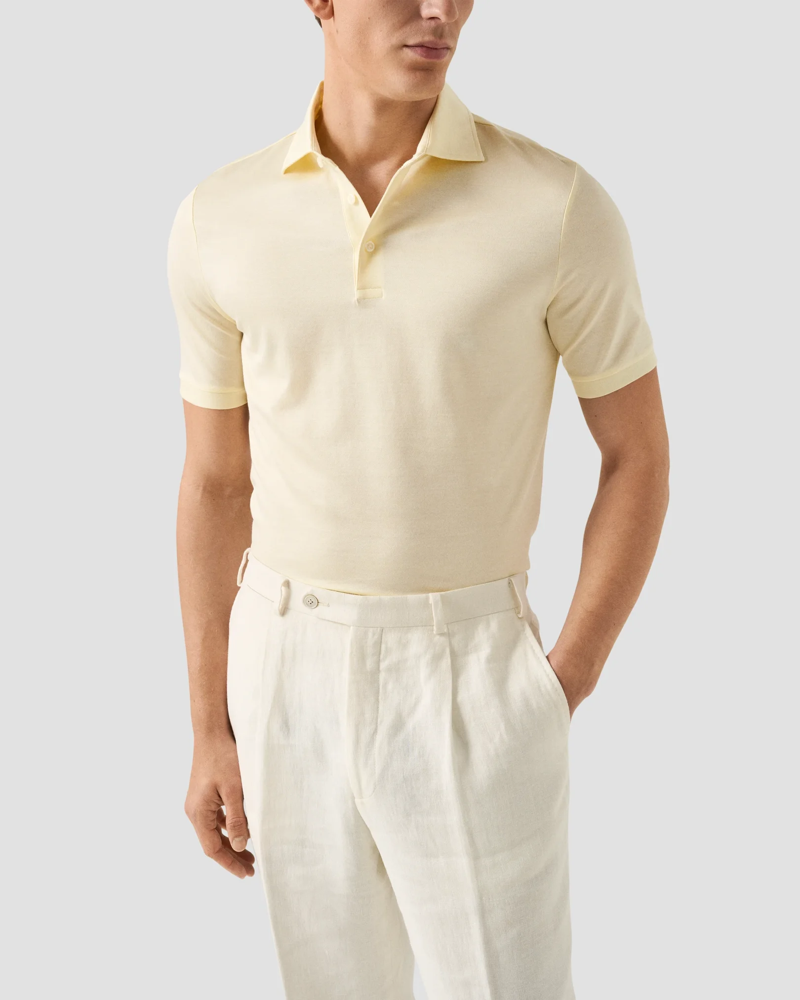Eton - jacquard filo di scozia polo shirt 261