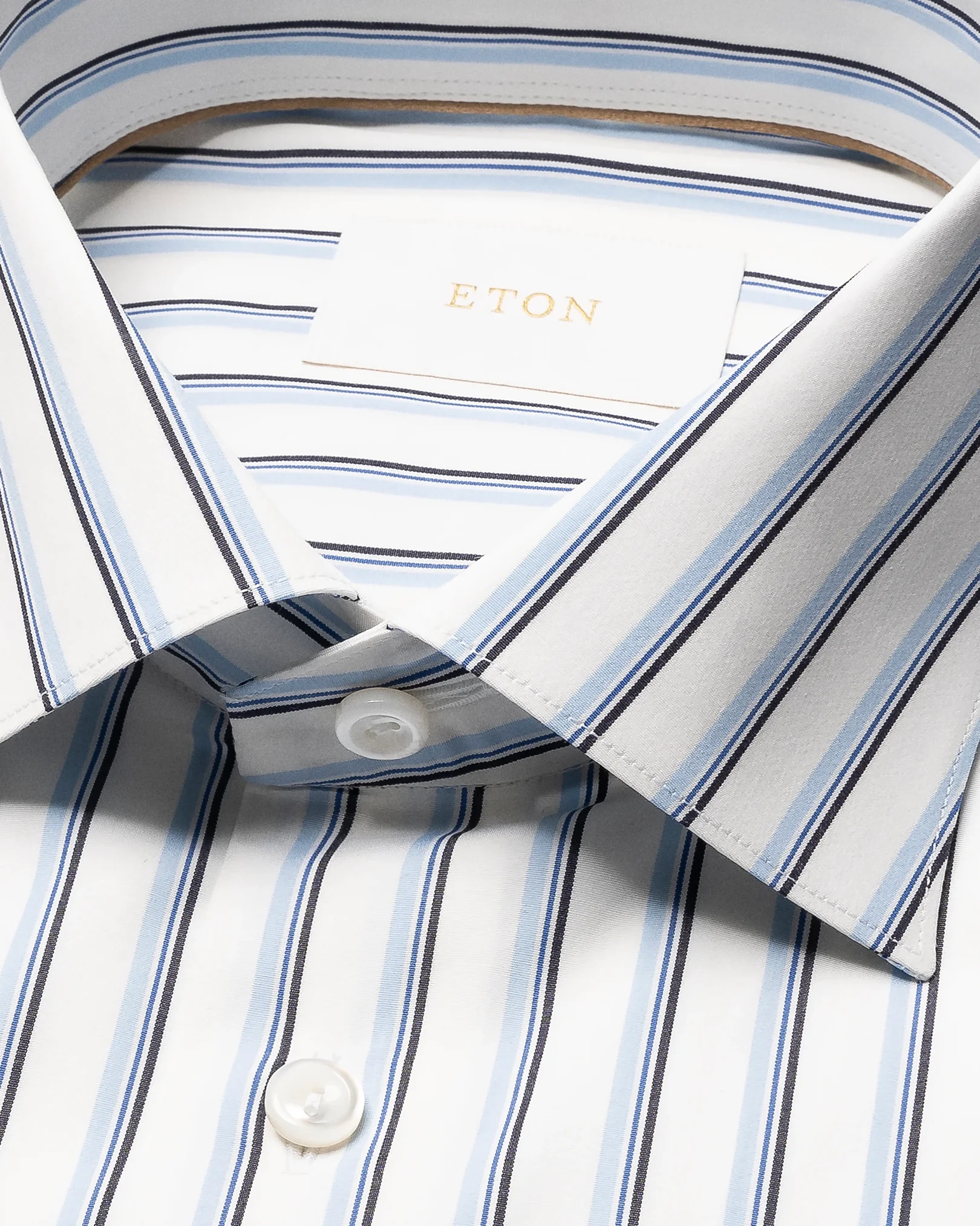 Eton - Striped Supima 120 Poplin Shirt