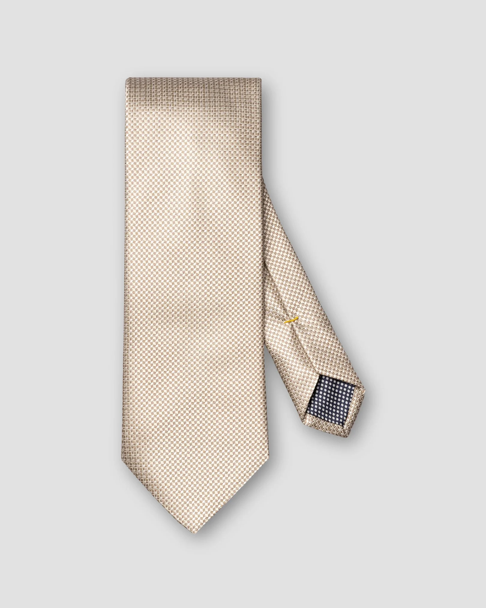 Eton - beige micro woven silk tie
