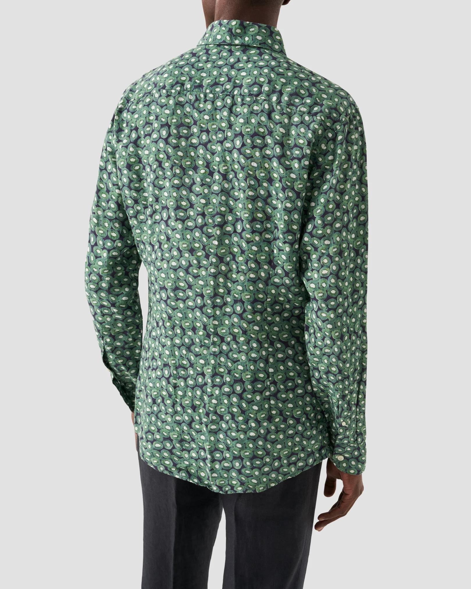 Eton - kiwi linen shirt
