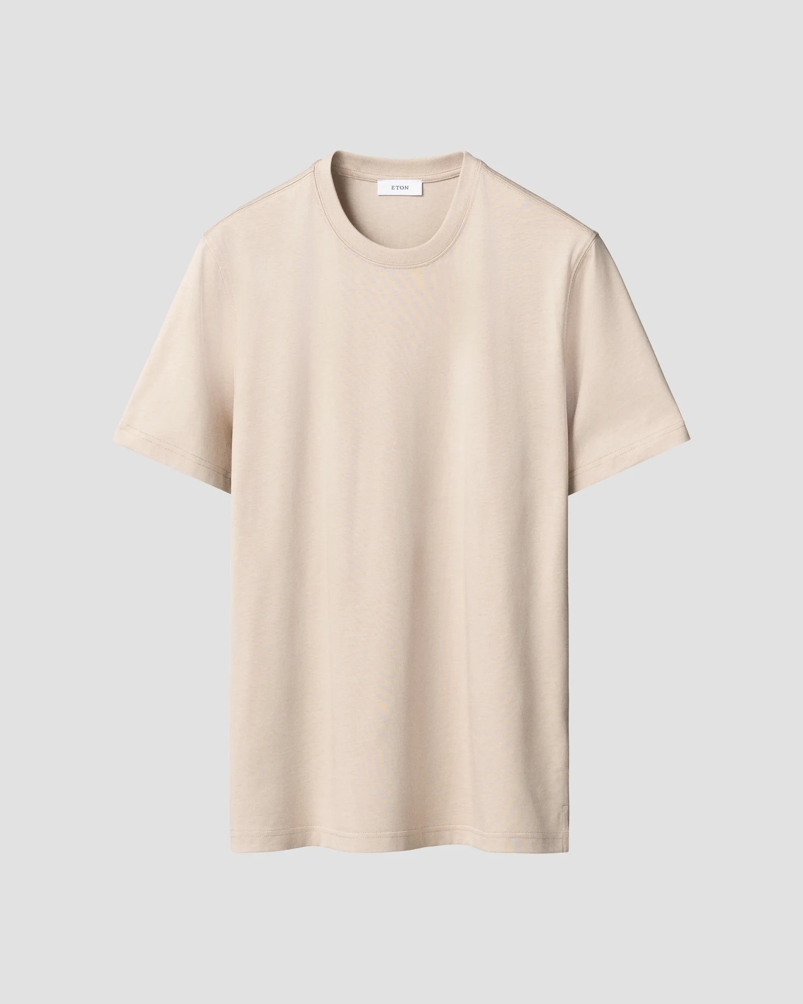 Eton - beige single jersey supima t shirt