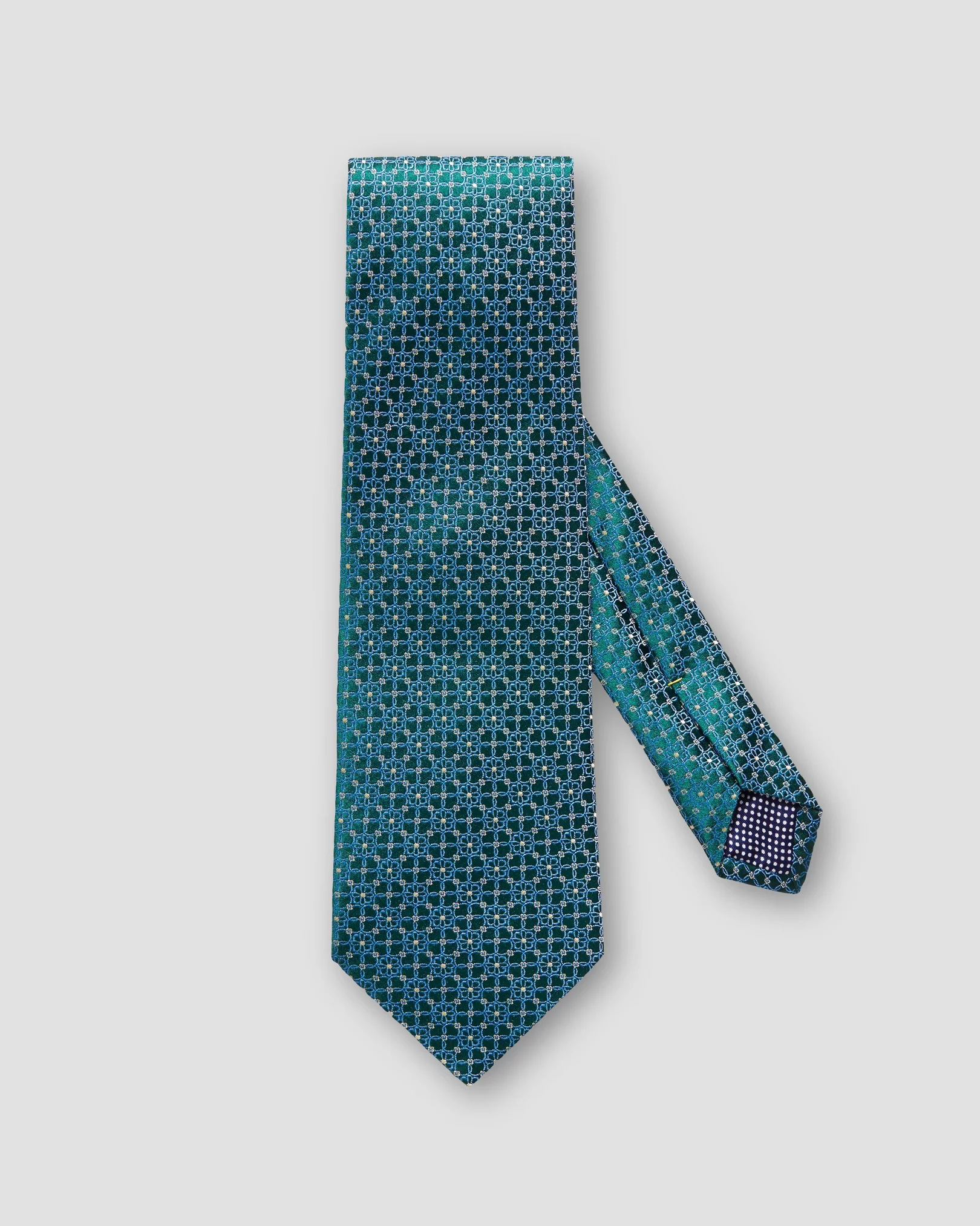 Eton - dark green pattern tie